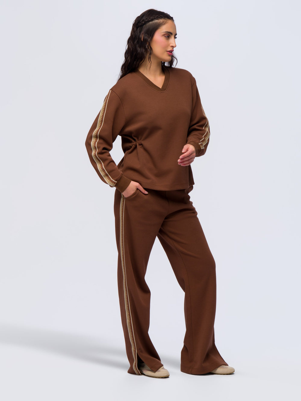 Sadu Sweatshirt - MOCHA BROWN