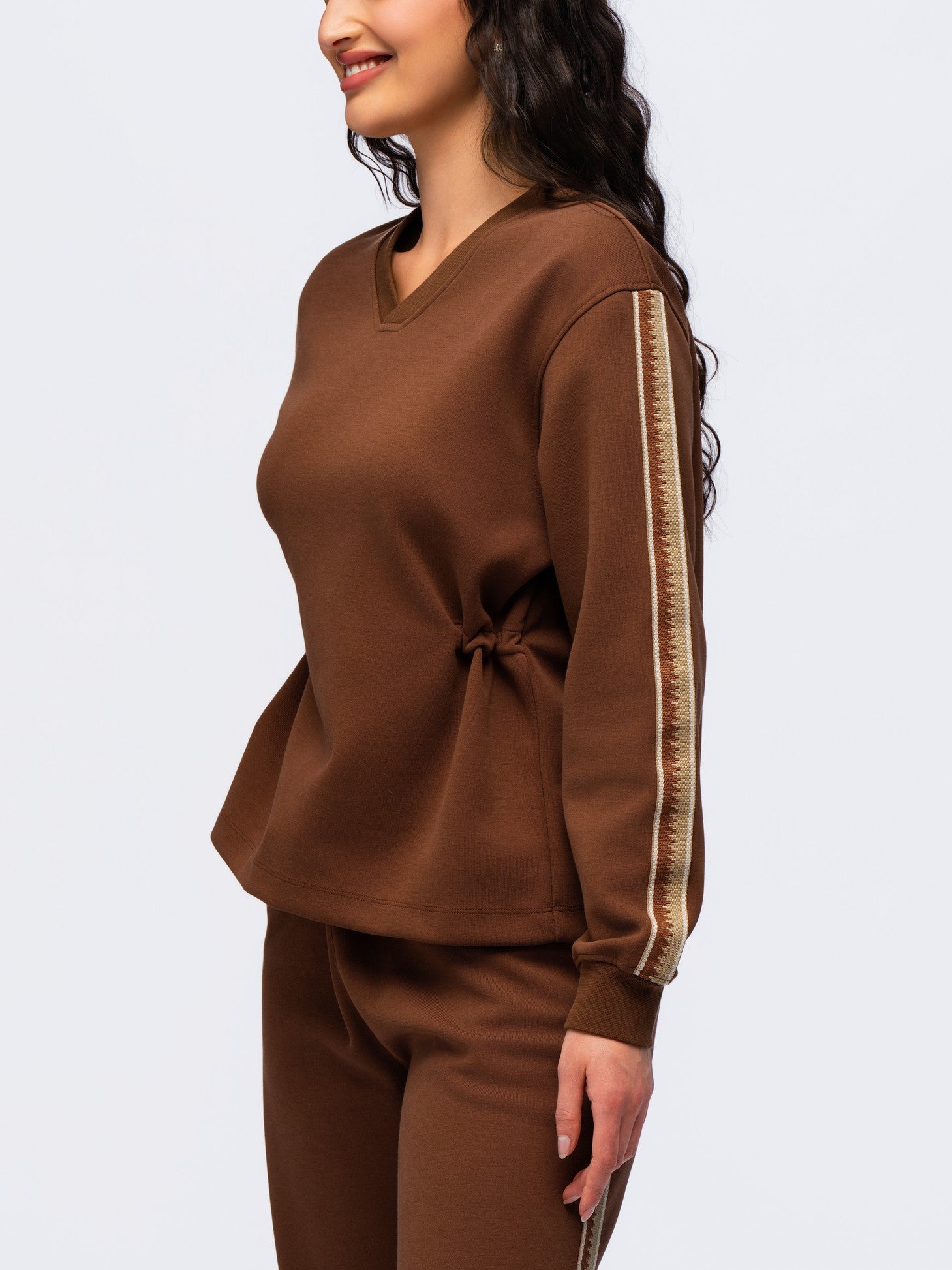 Sadu Sweatshirt - MOCHA BROWN