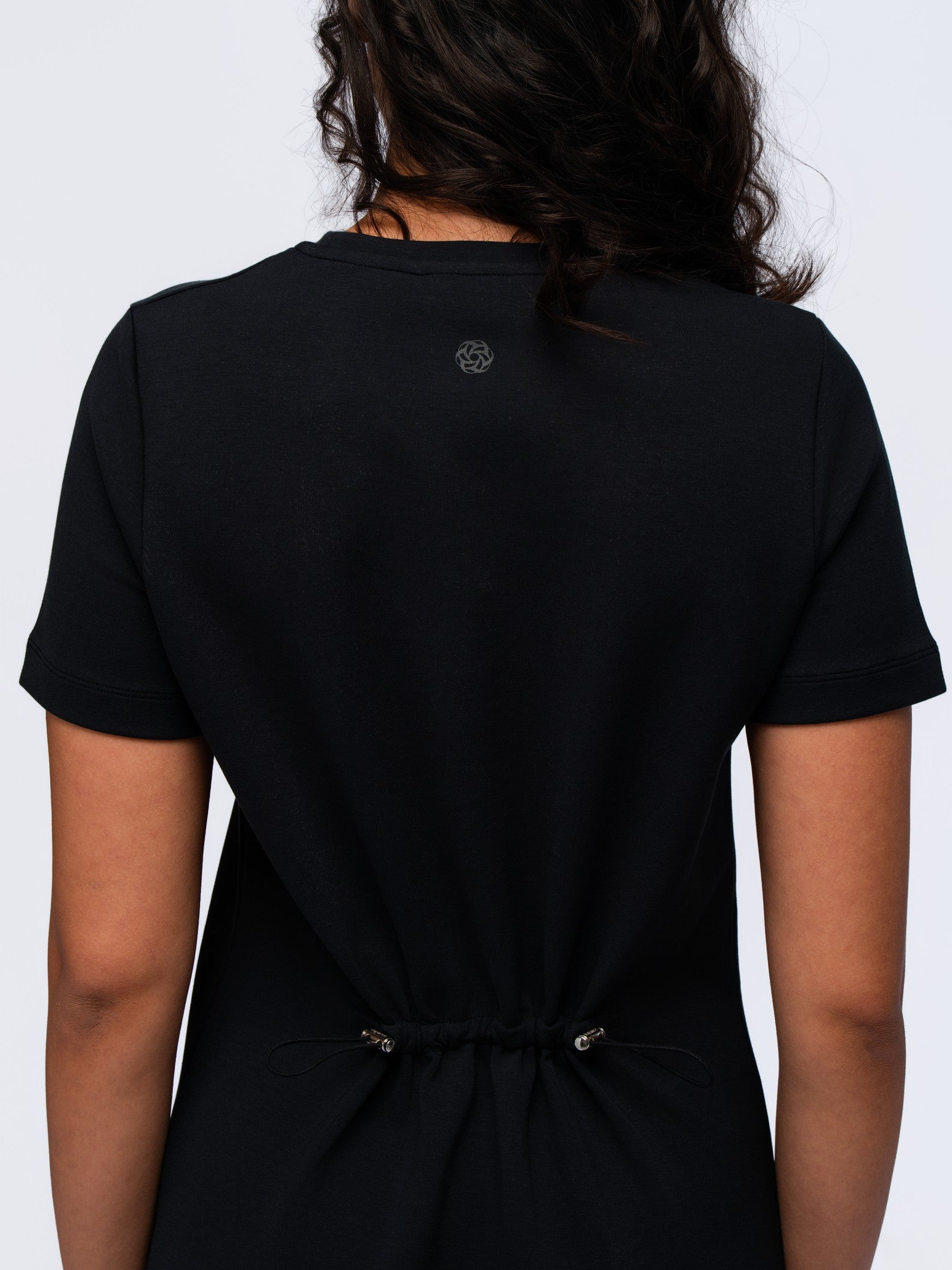 Short Sleeve Travel Dress - SEASONAL BLACK