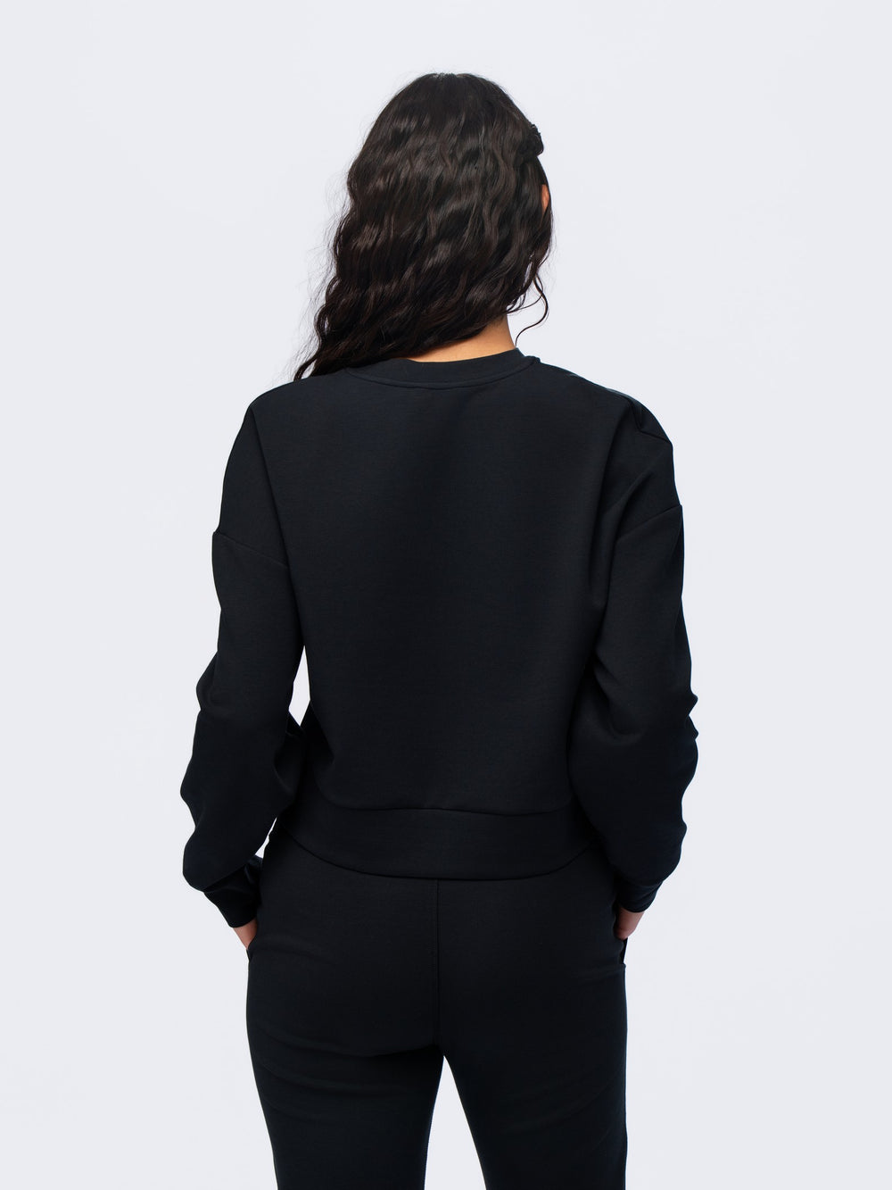 Sweatshirt Top - SEASONAL BLACK
