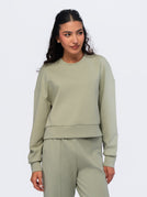 Sweatshirt Top - SEASONAL GREEN