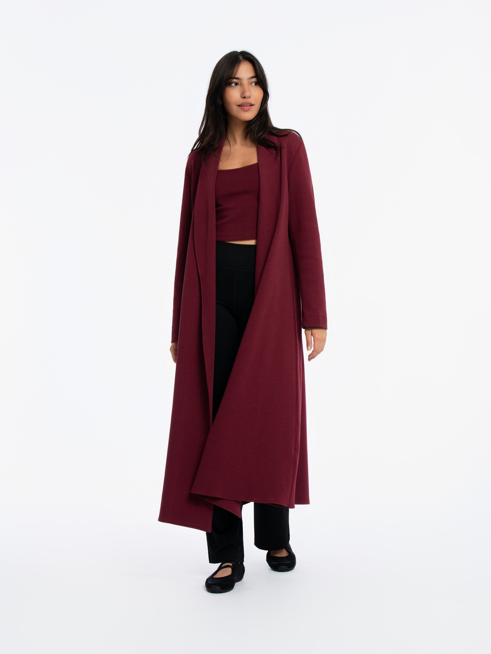 Weekday Abaya - CORE GRAPE RED