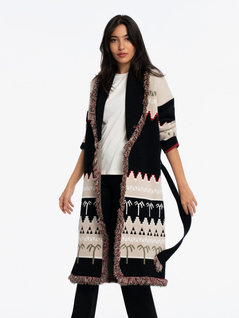 Heritage Maxi Wrap Cardigan - SEASONAL MULTICOLOR 1