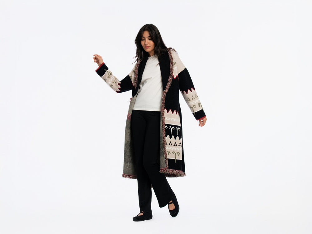 Heritage Maxi Wrap Cardigan - SEASONAL MULTICOLOR 1