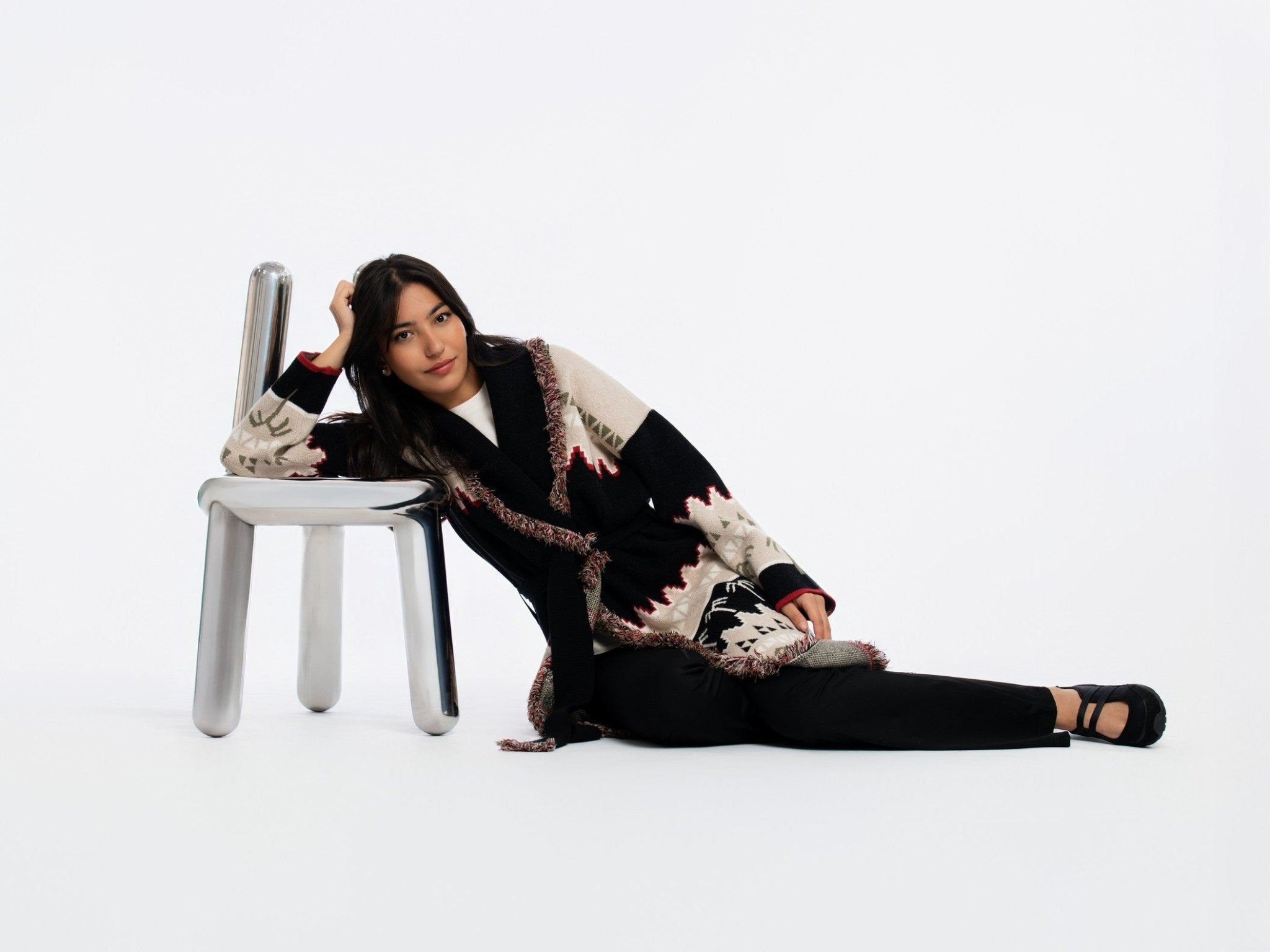 Heritage Maxi Wrap Cardigan - SEASONAL MULTICOLOR 1