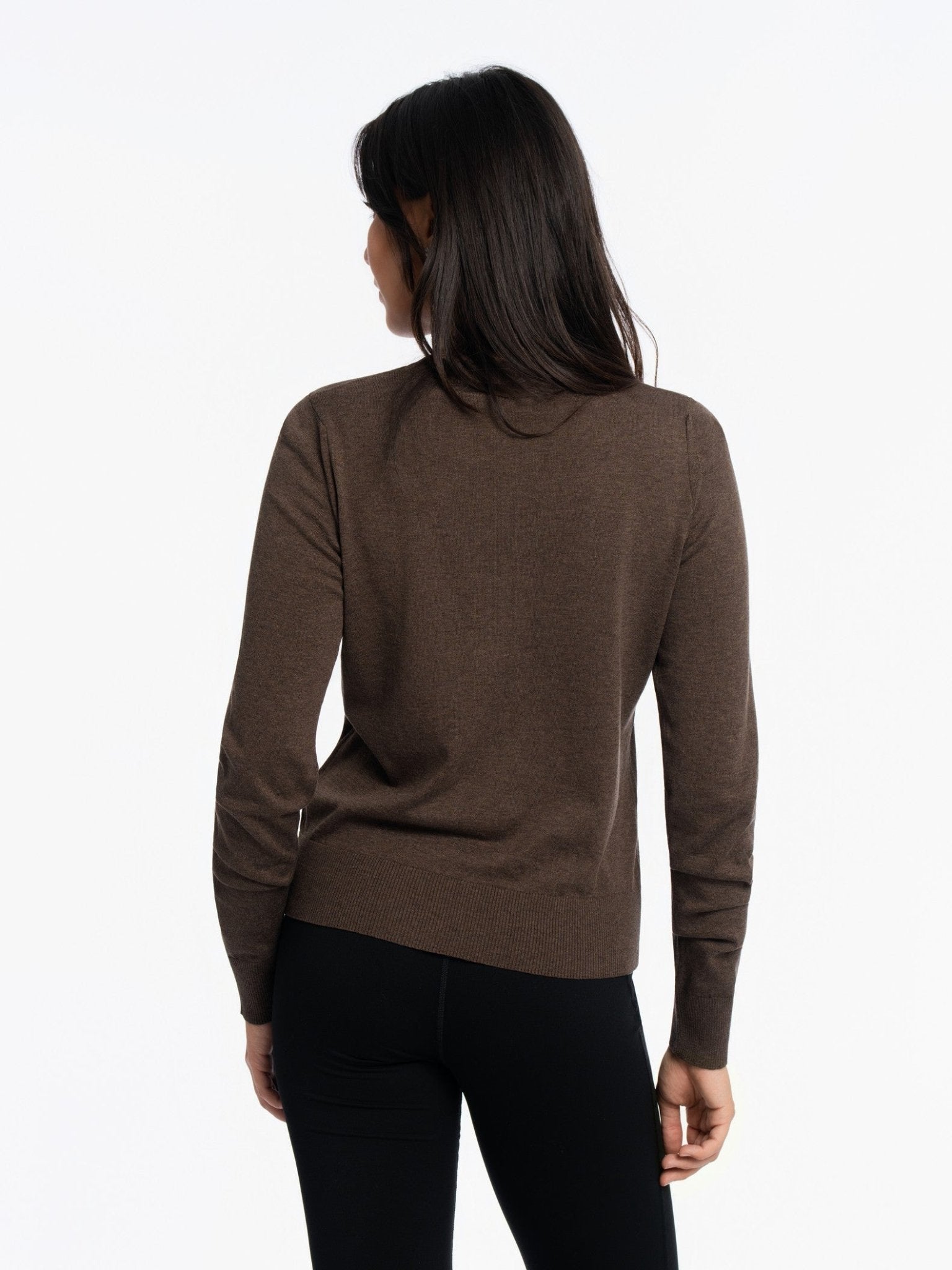 Knitted Sweater - CHOCOLATE