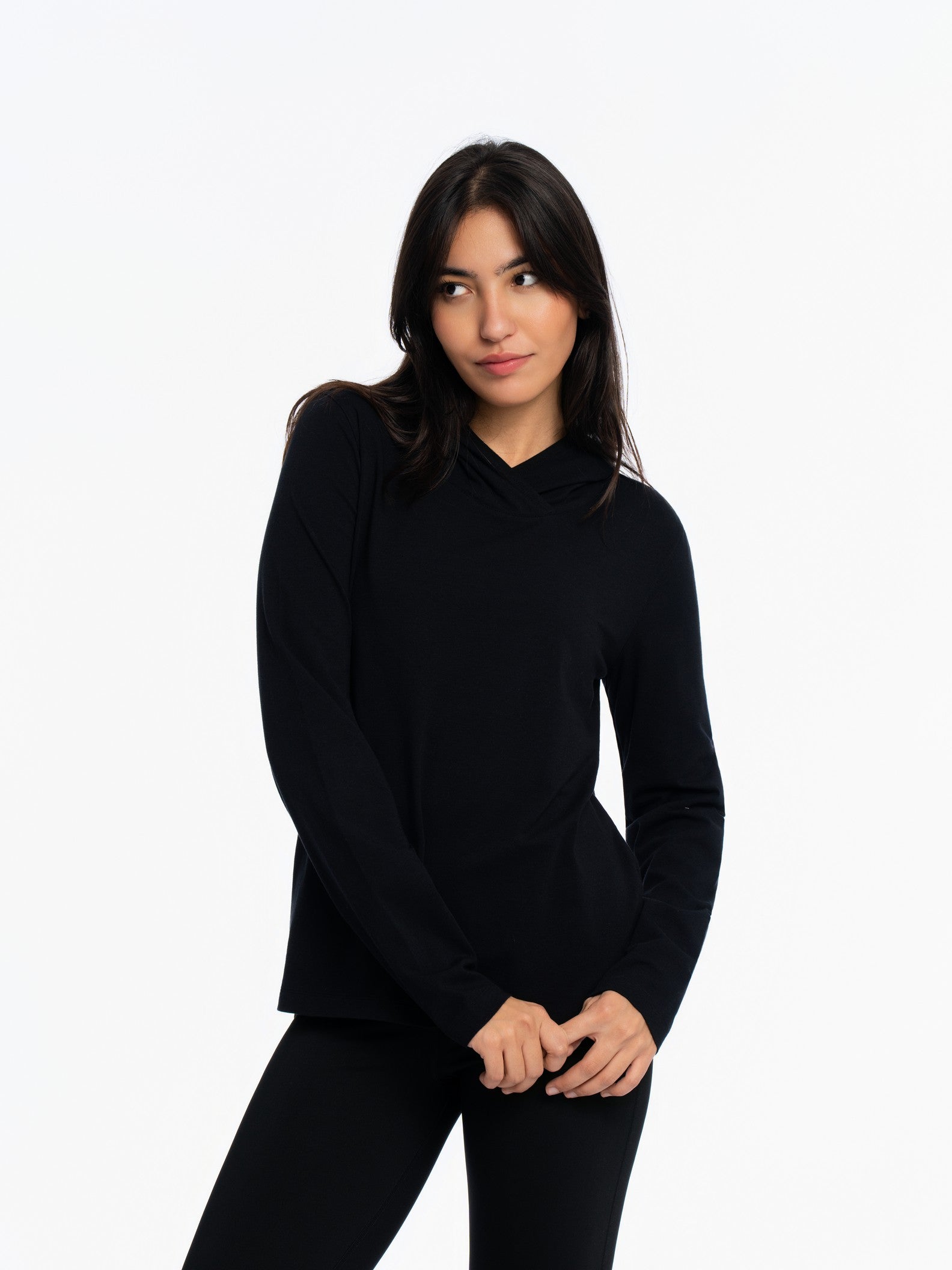 Hooded Top - SEASONAL BLACK