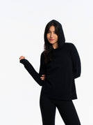 Hooded Top - SEASONAL BLACK