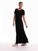 Active Short Sleeve Dress - JET BLACK