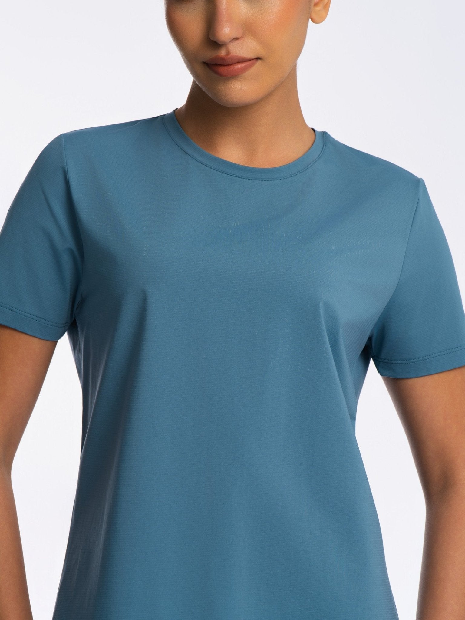 Active Short Sleeve Top - BLUE STONE