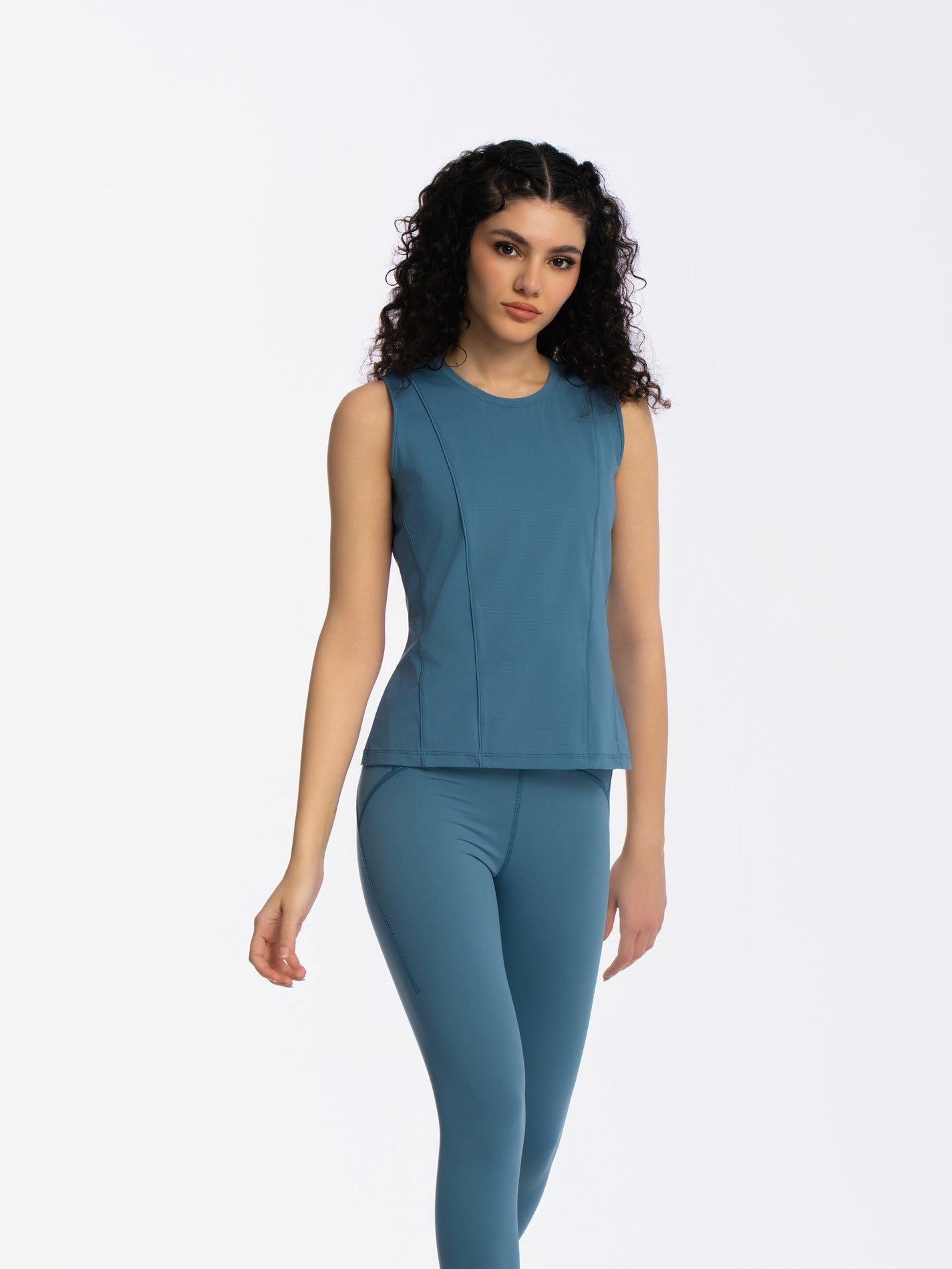 Active Sleeveless Top - BLUE STONE