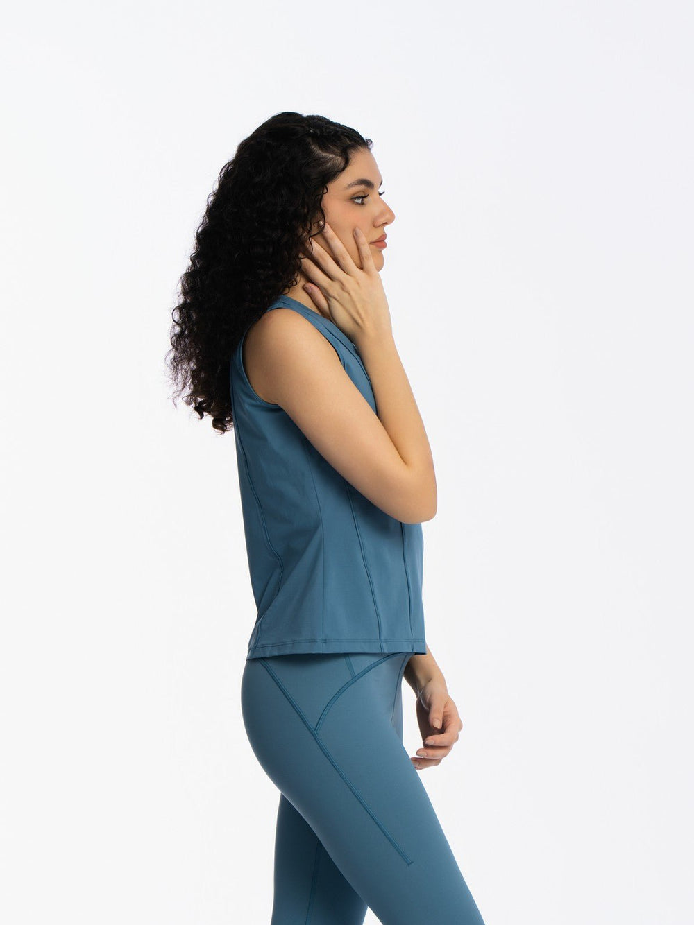 Active Sleeveless Top - BLUE STONE