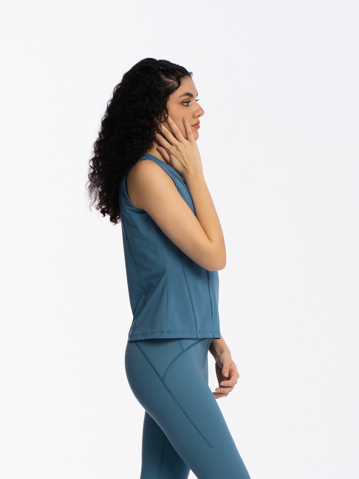 Active Sleeveless Top - BLUE STONE