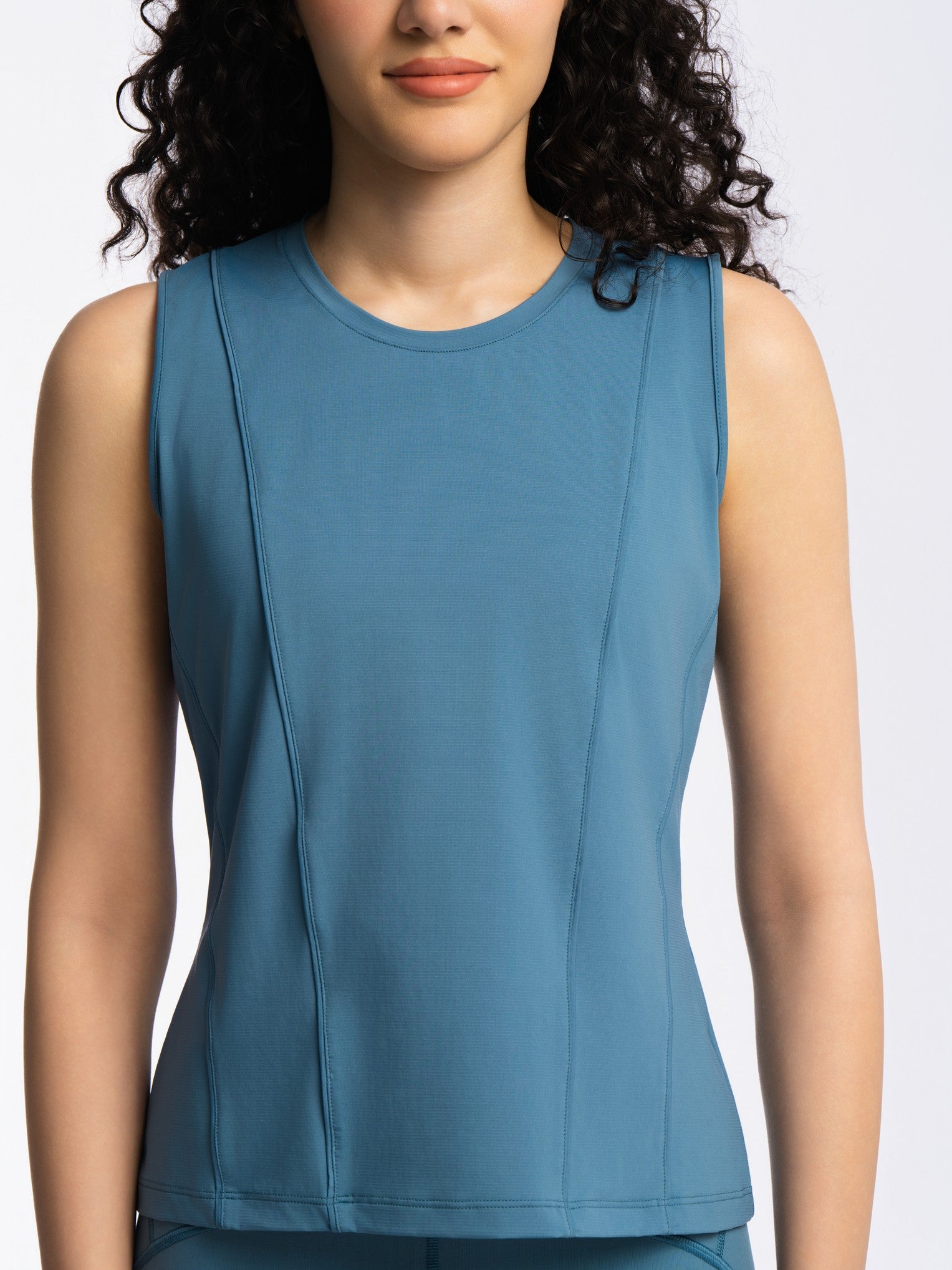 Active Sleeveless Top - BLUE STONE
