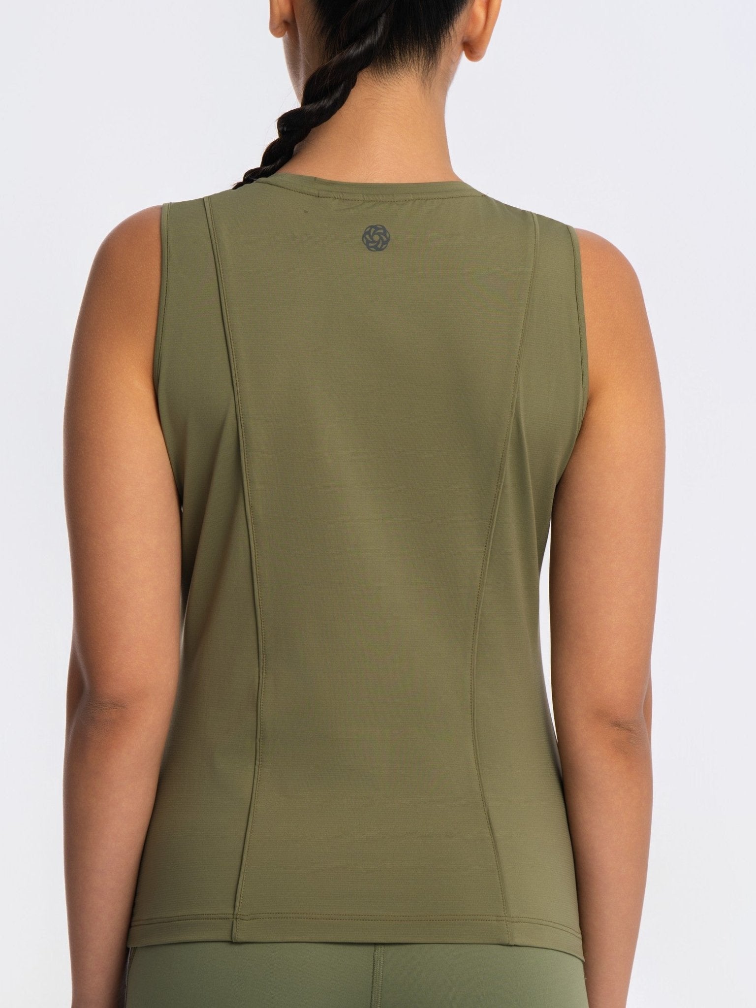 Active Sleeveless Top - DEEP LICHEN GREEN
