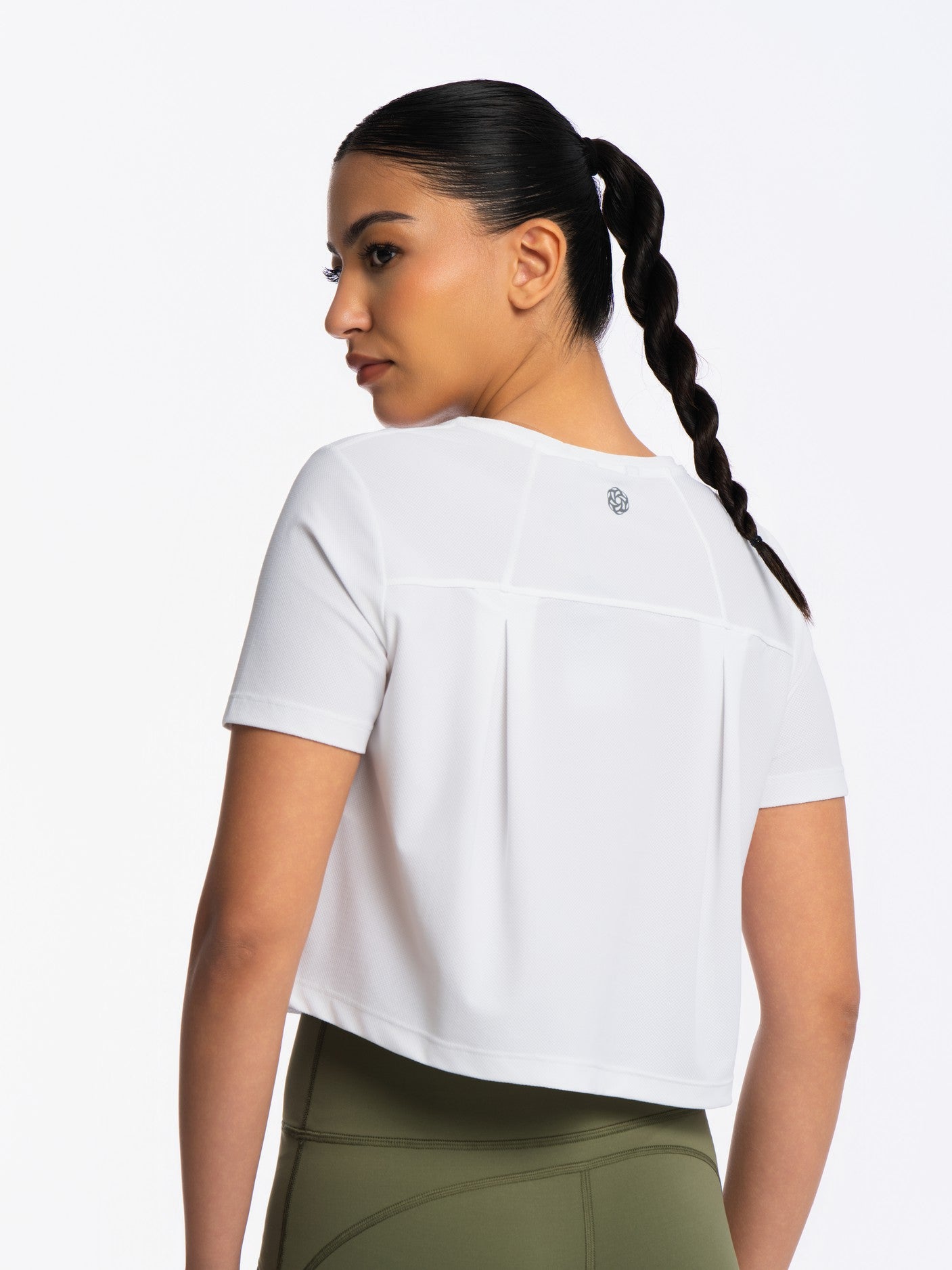 Active Cropped Top - BRILLIANT WHITE