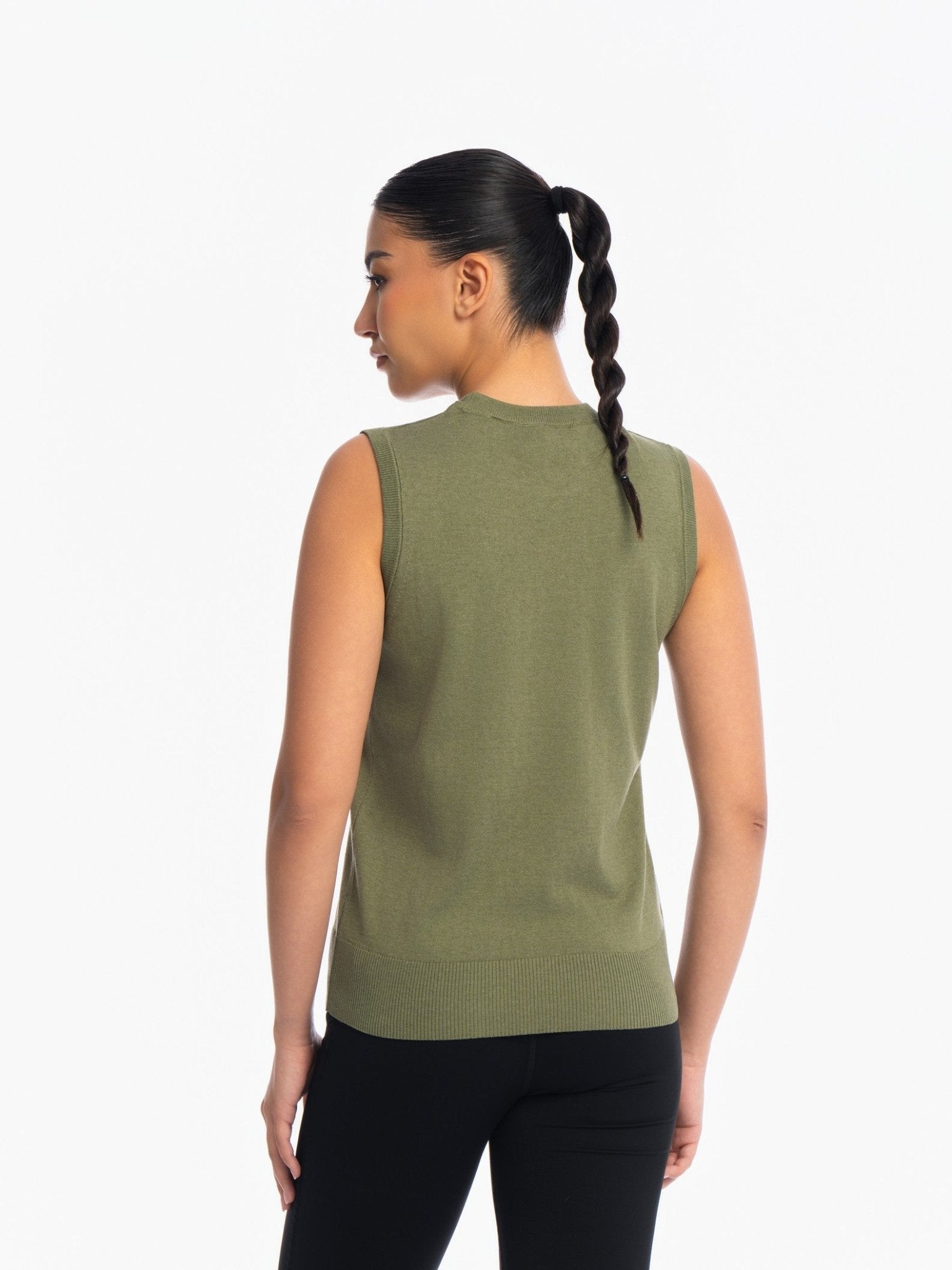 Knitted Top - LIGHT GREEN