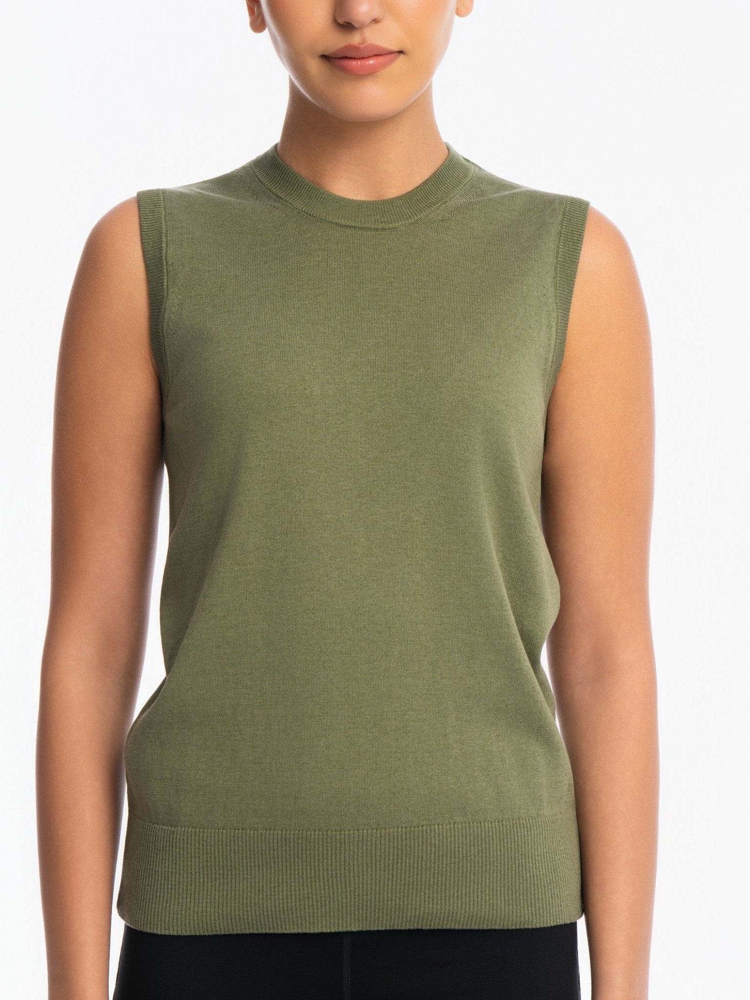 Knitted Top - LIGHT GREEN