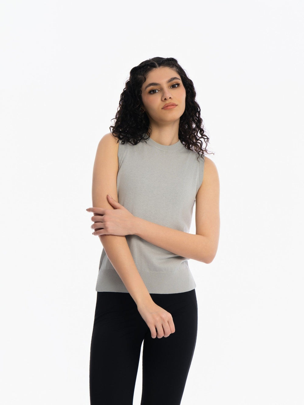 Knitted Top - GREY