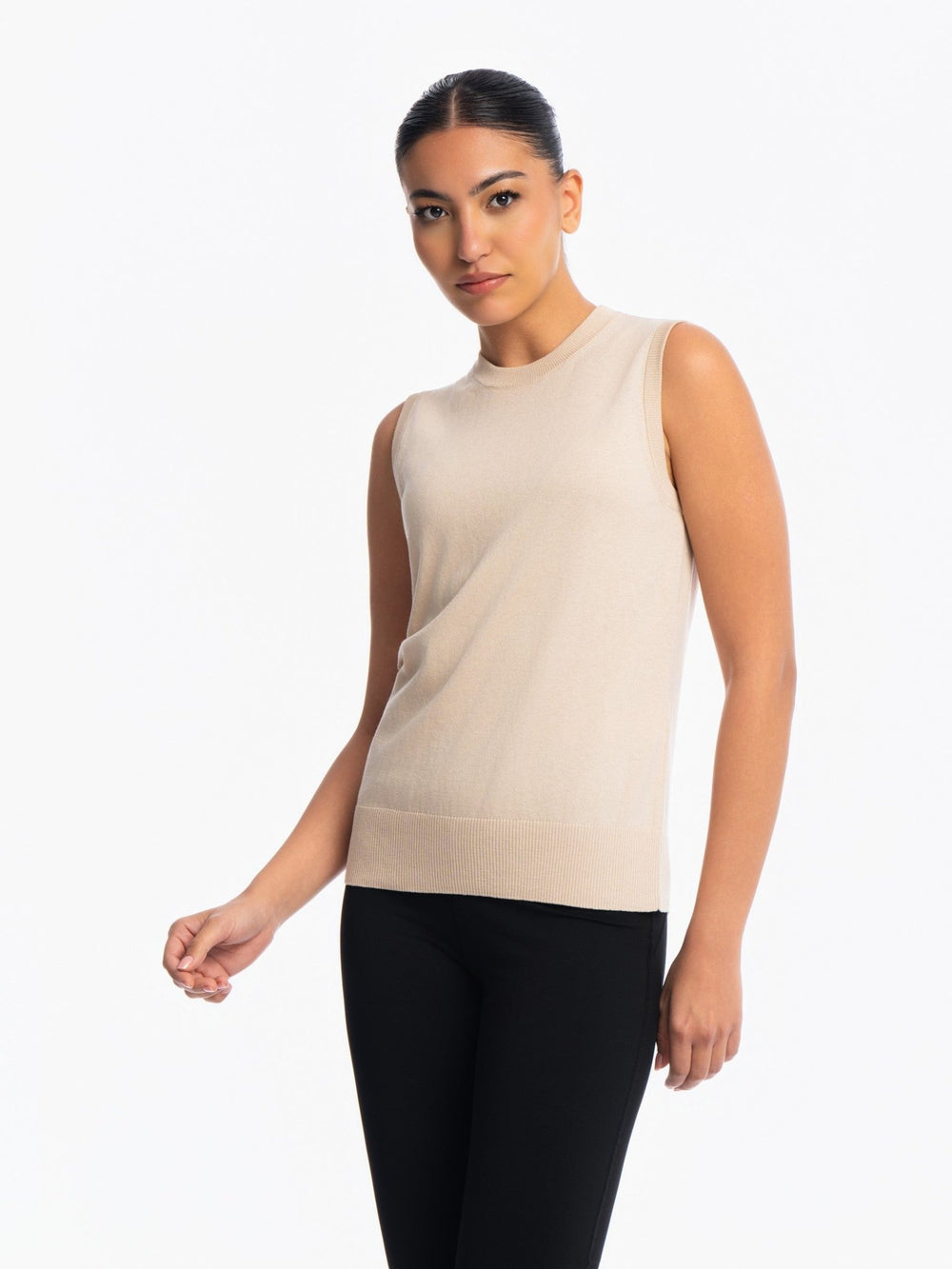 Knitted Top - CREAM
