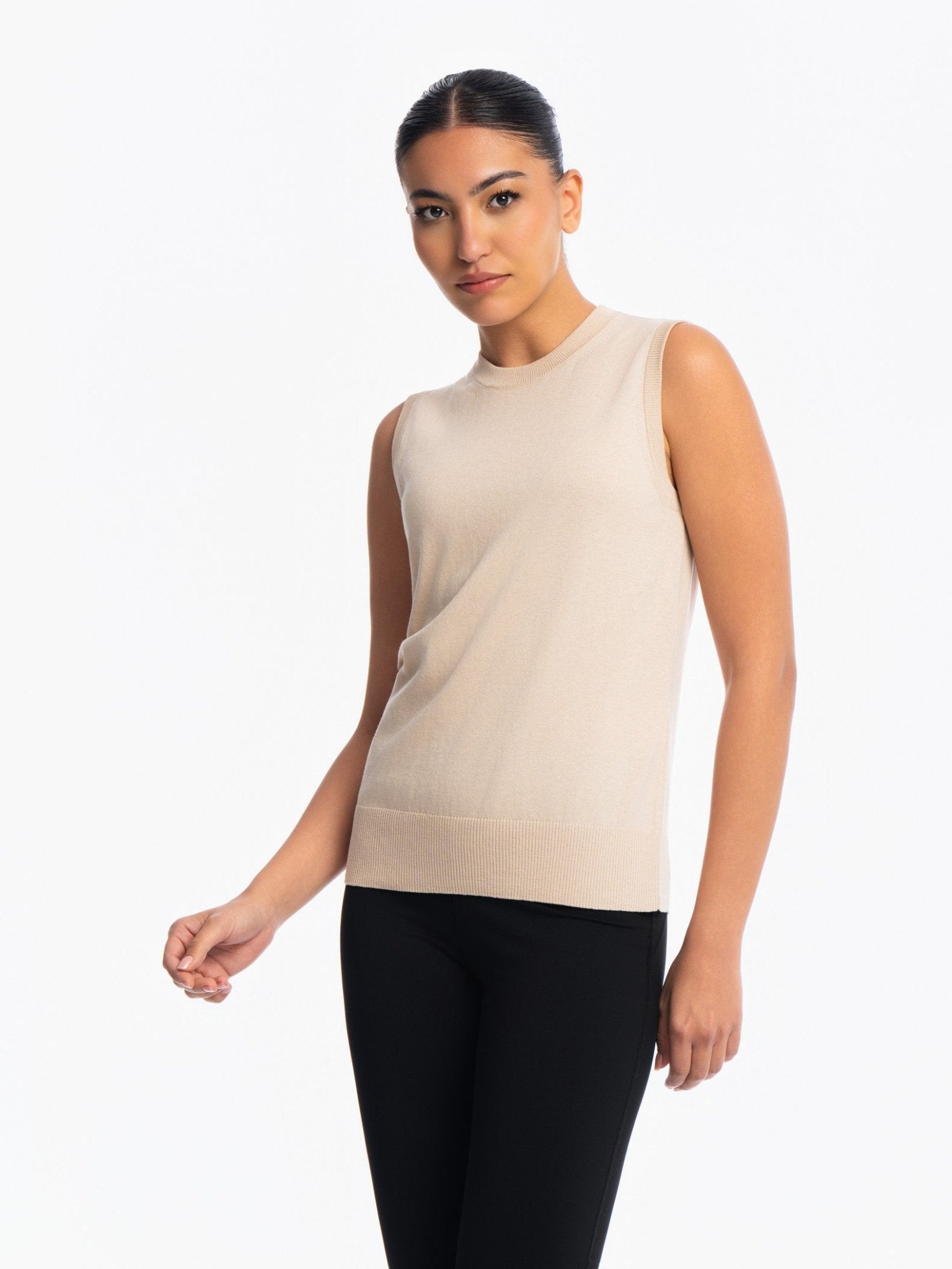 Knitted Top - CREAM
