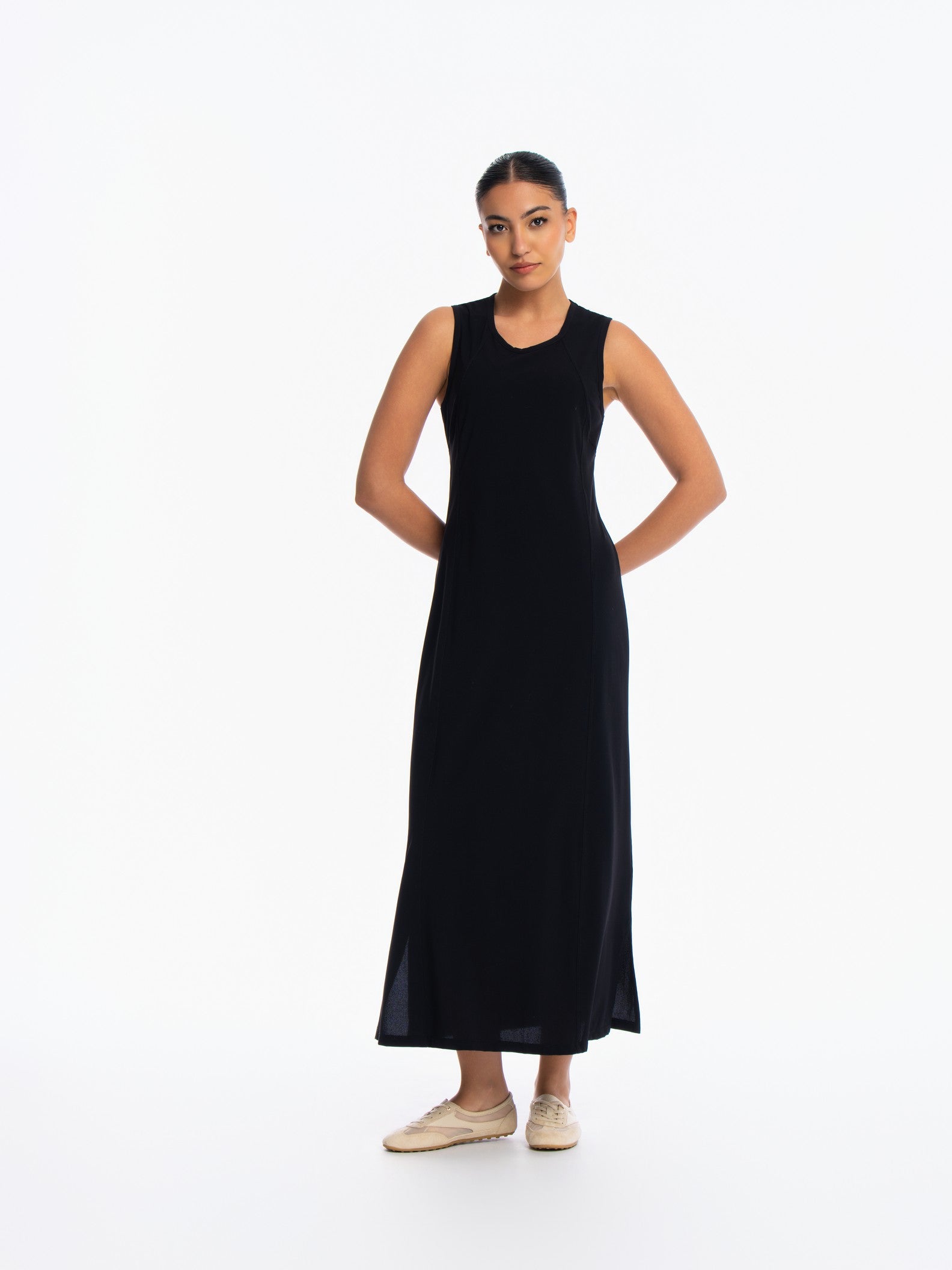 Buy Jet Black Active Dress | Kayanee KSA