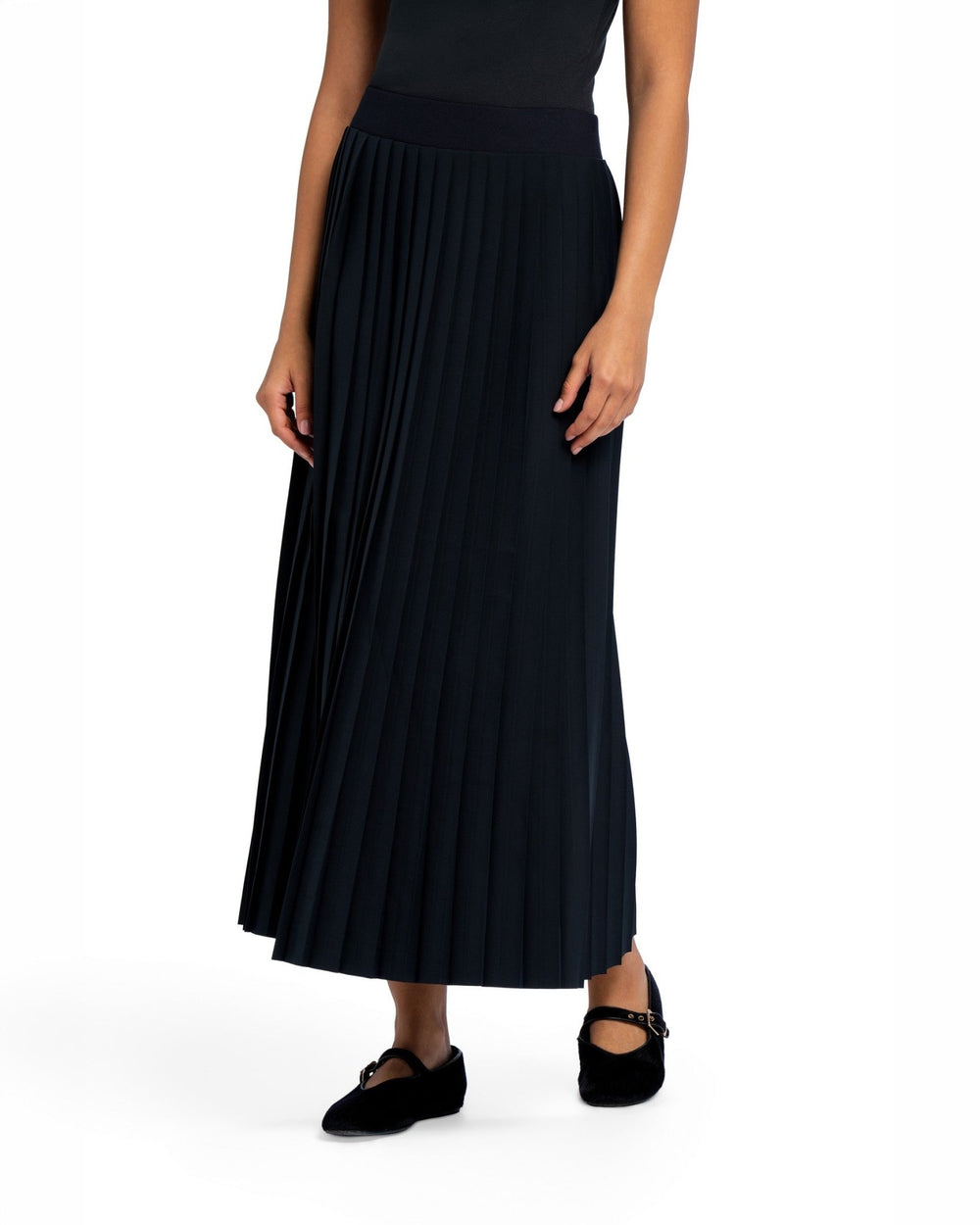 Pleated Skirt - SEASONAL BLACK