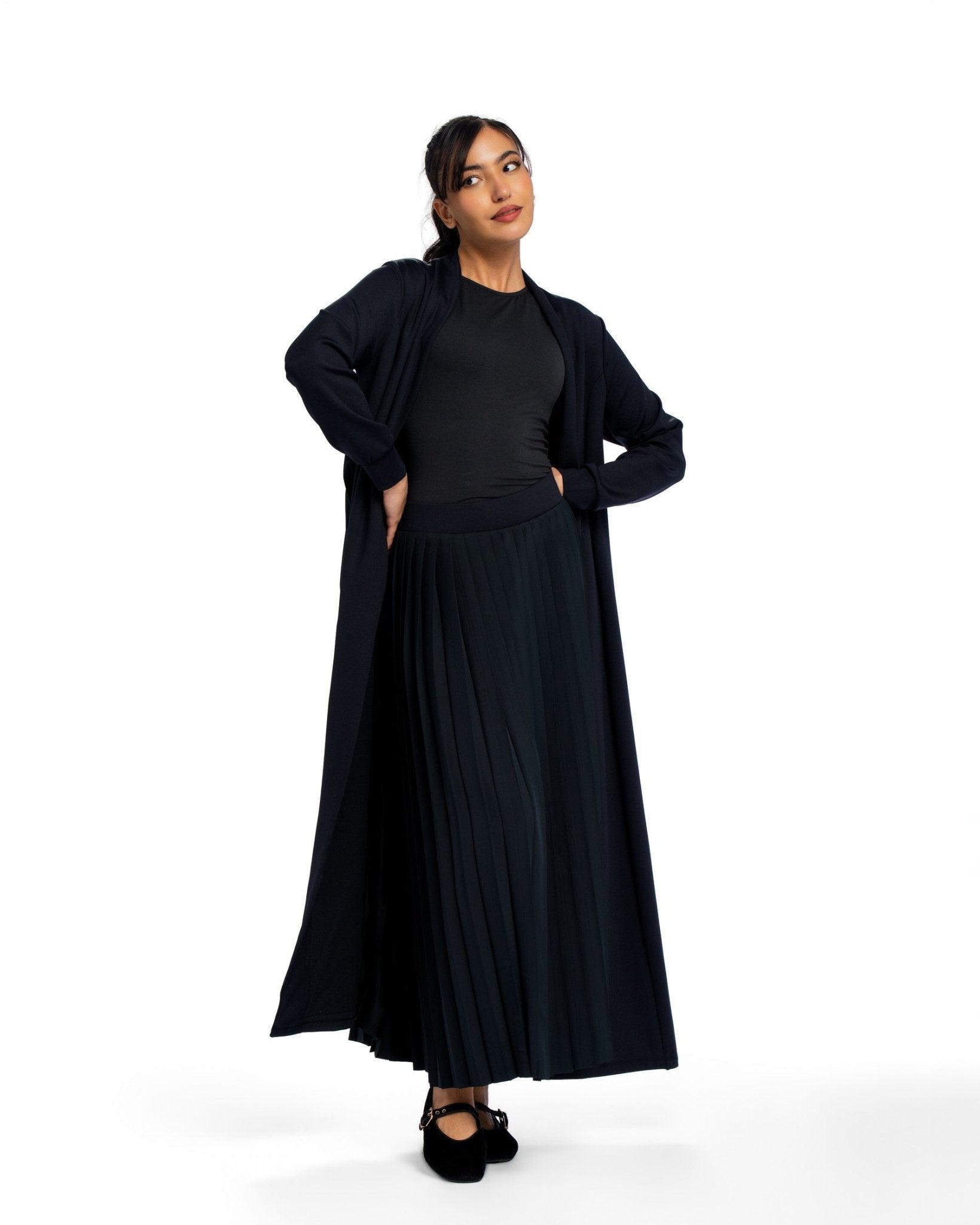 Pleated Skirt - SEASONAL BLACK