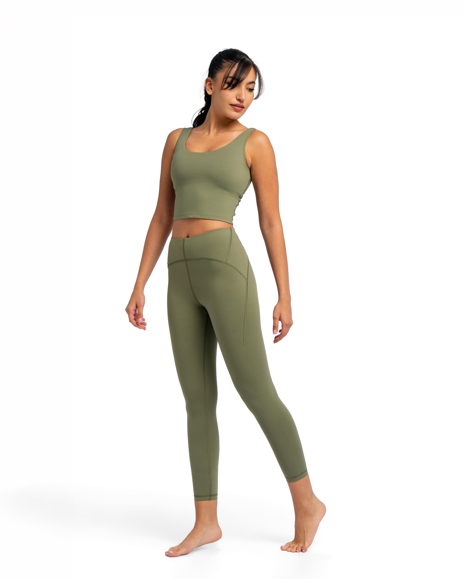 Freestyle Bra - CORE MUSK GREEN