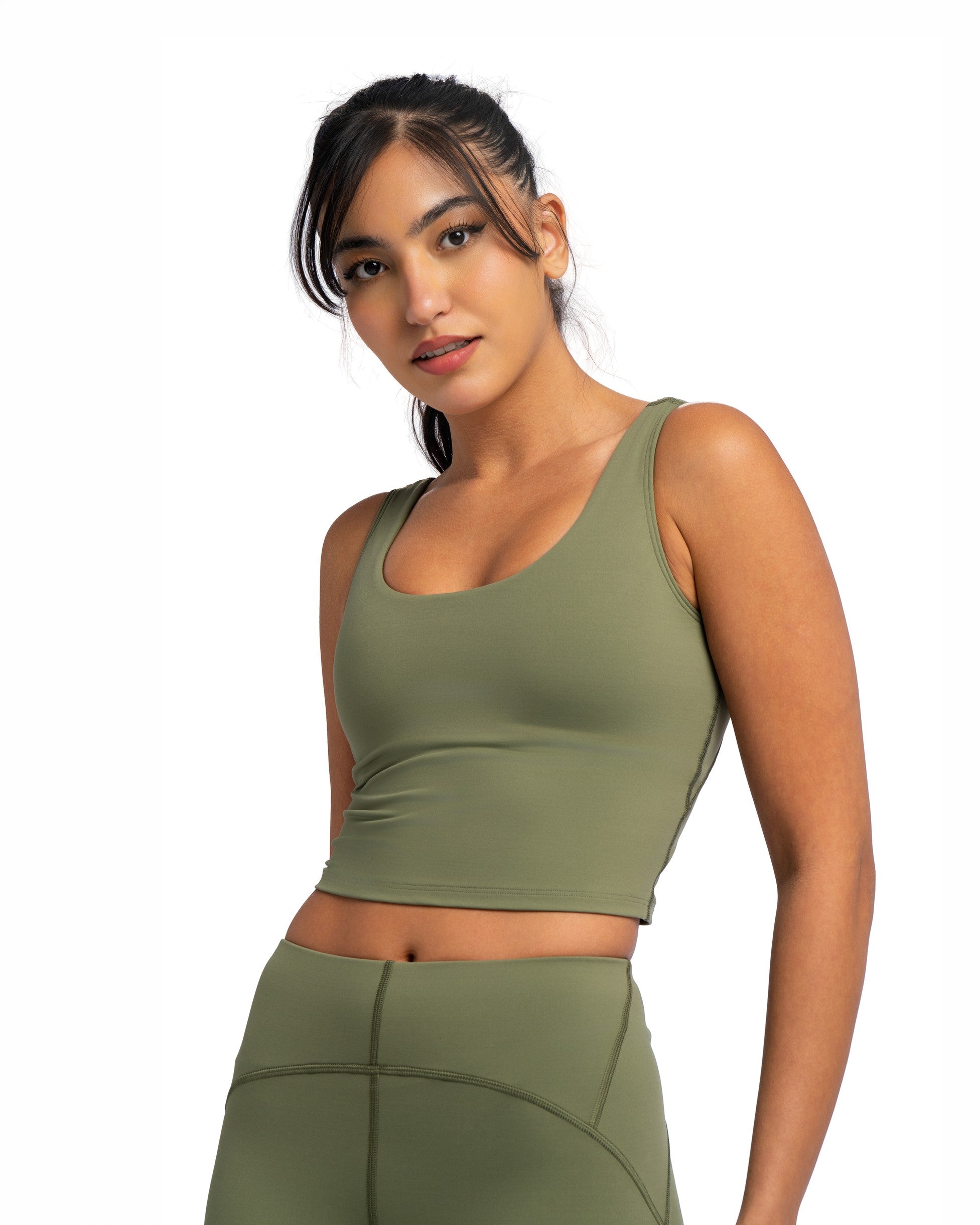 Freestyle Bra - CORE MUSK GREEN