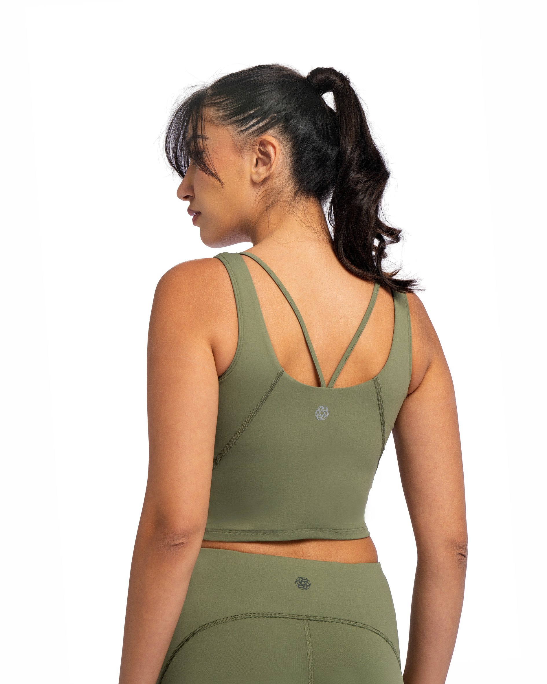 Freestyle Bra - CORE MUSK GREEN