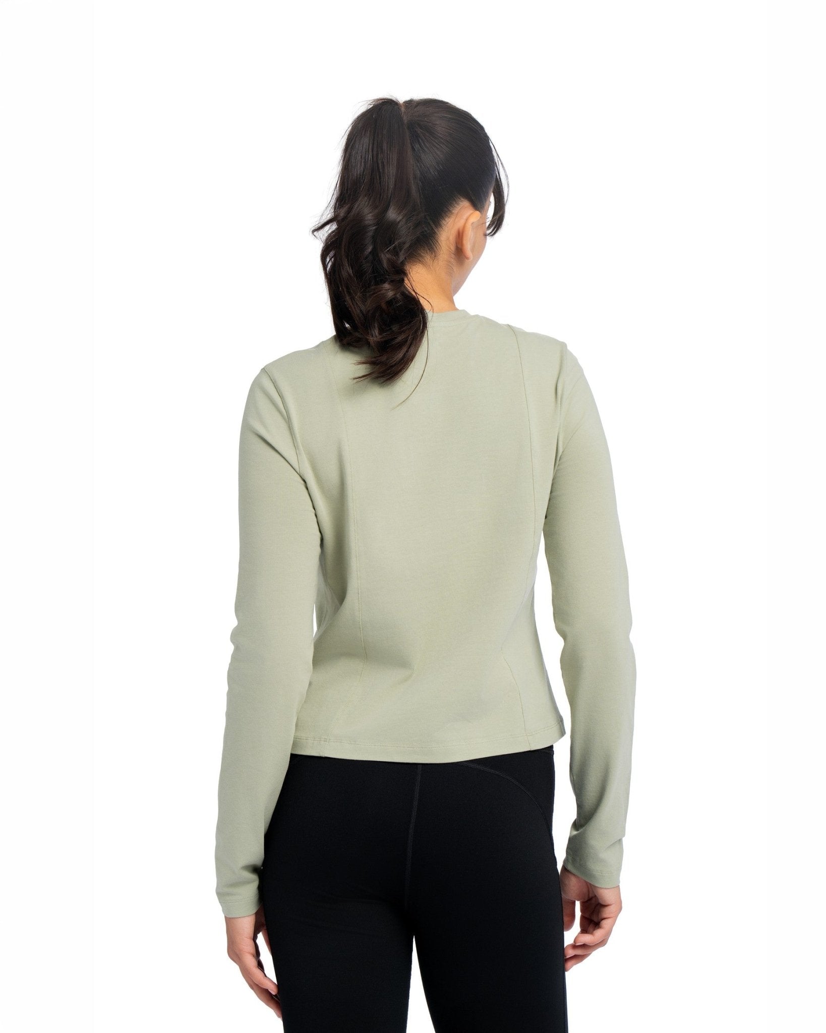 Long Sleeve Slim Tee - SEASONAL GREEN