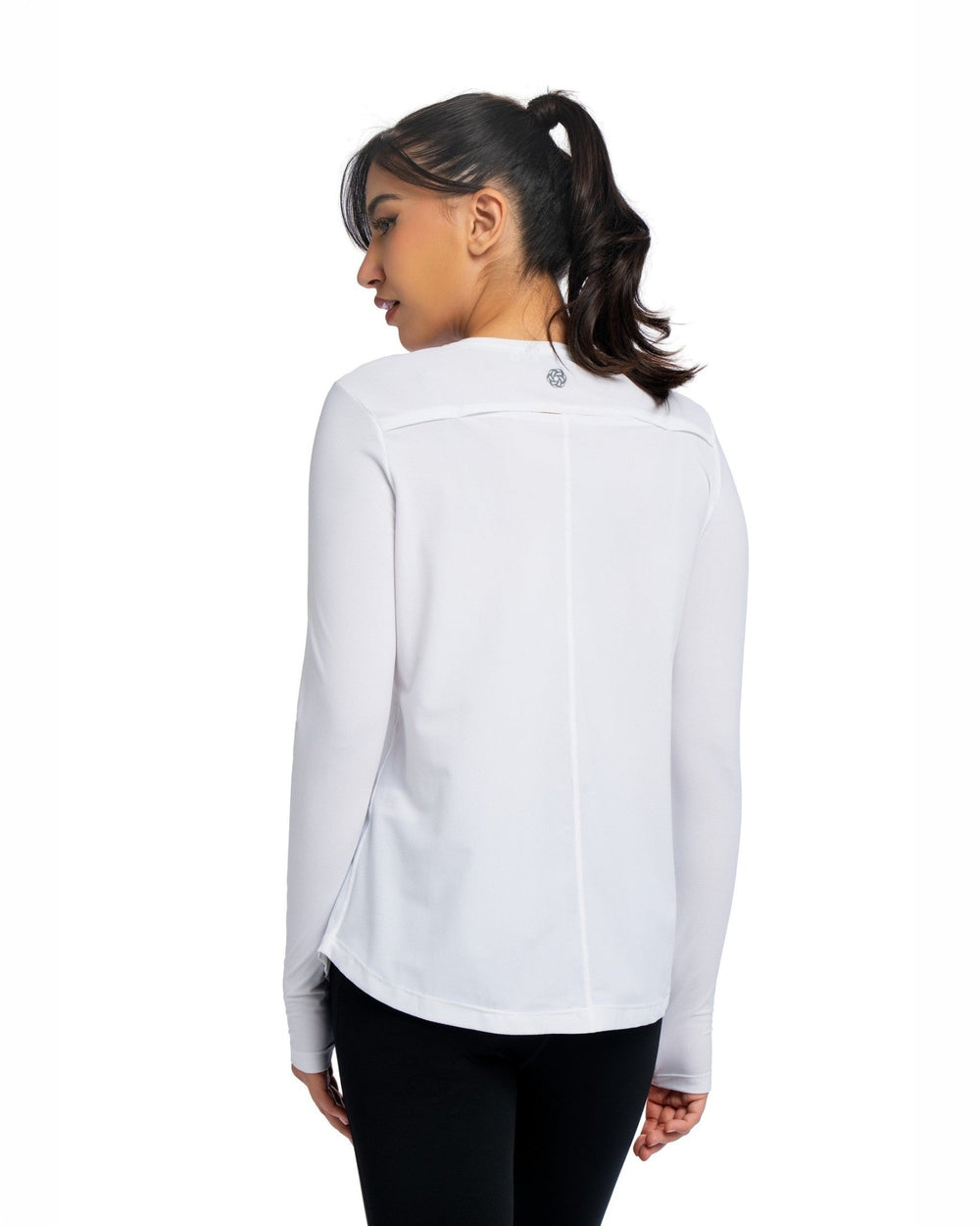 Long Sleeve Active Top - Brilliant White
