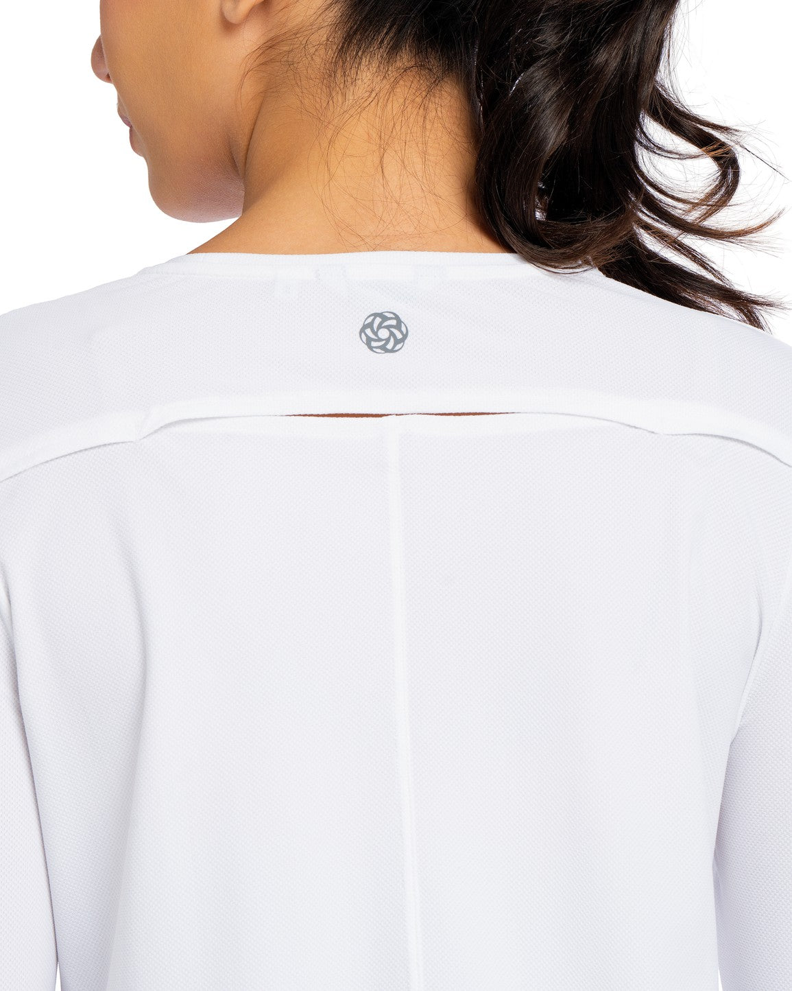 Long Sleeve Active Top - Brilliant White