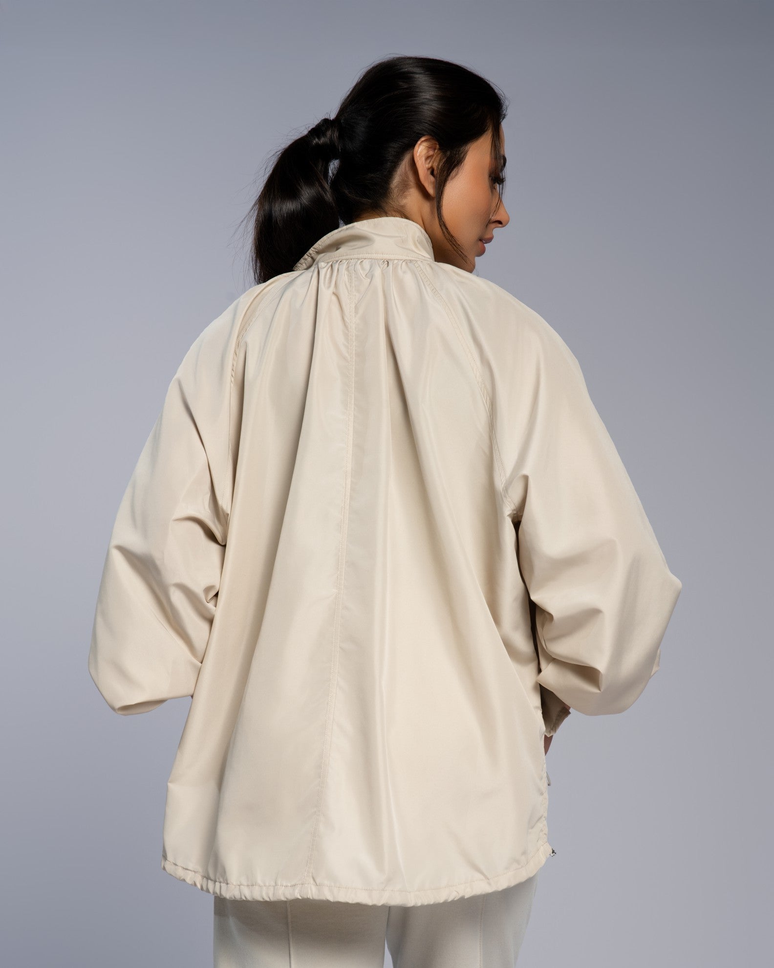 Gathered Parka - SEASONAL BEIGE