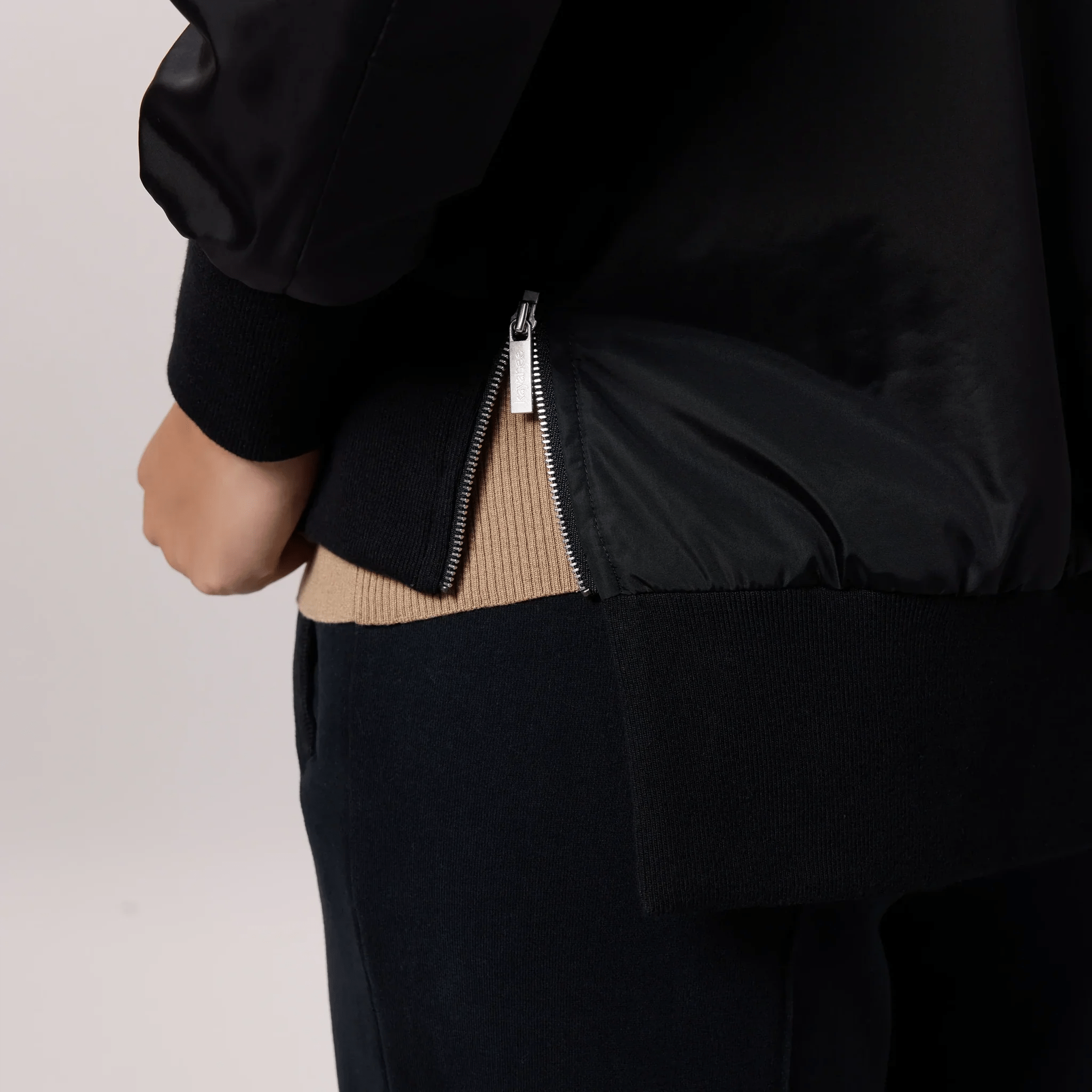 Badges Bomber Jacket - SEASONAL BLACK