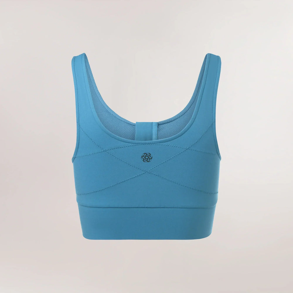 Sculpting Cropped Top - CORE BLUE