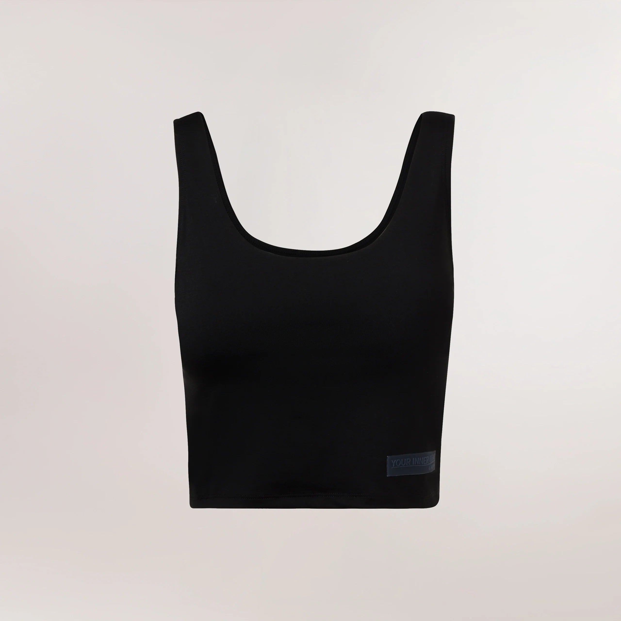 Freestyle cropped top in black, designed for activewear - كروب توب 