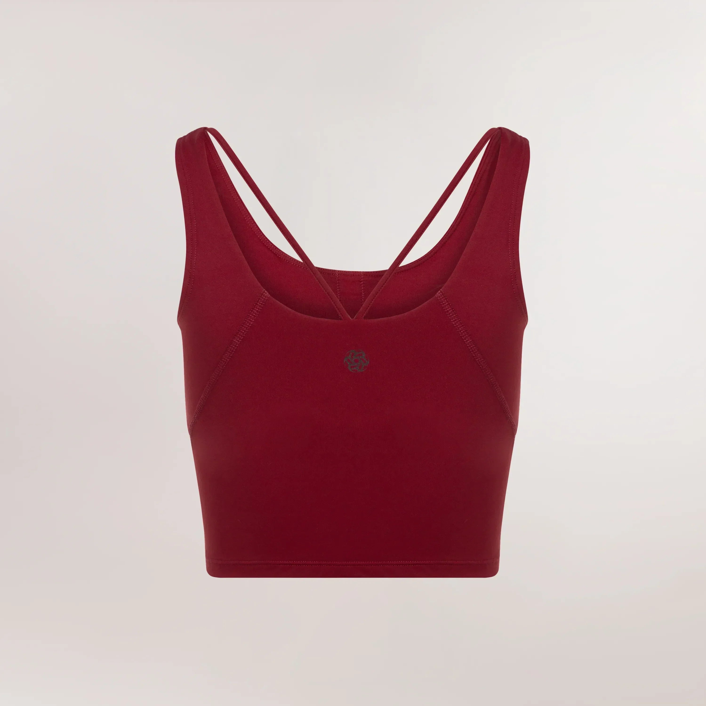 Freestyle Cropped Top - CORE GRAPE RED