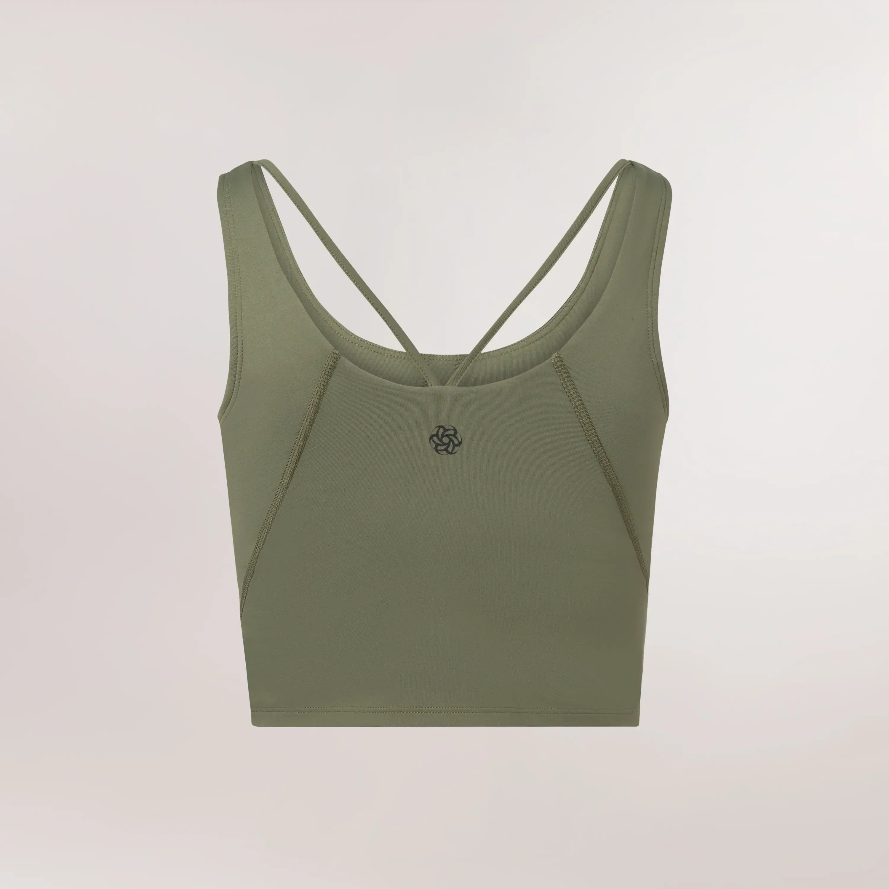 Freestyle Cropped Top - CORE MUSK GREEN