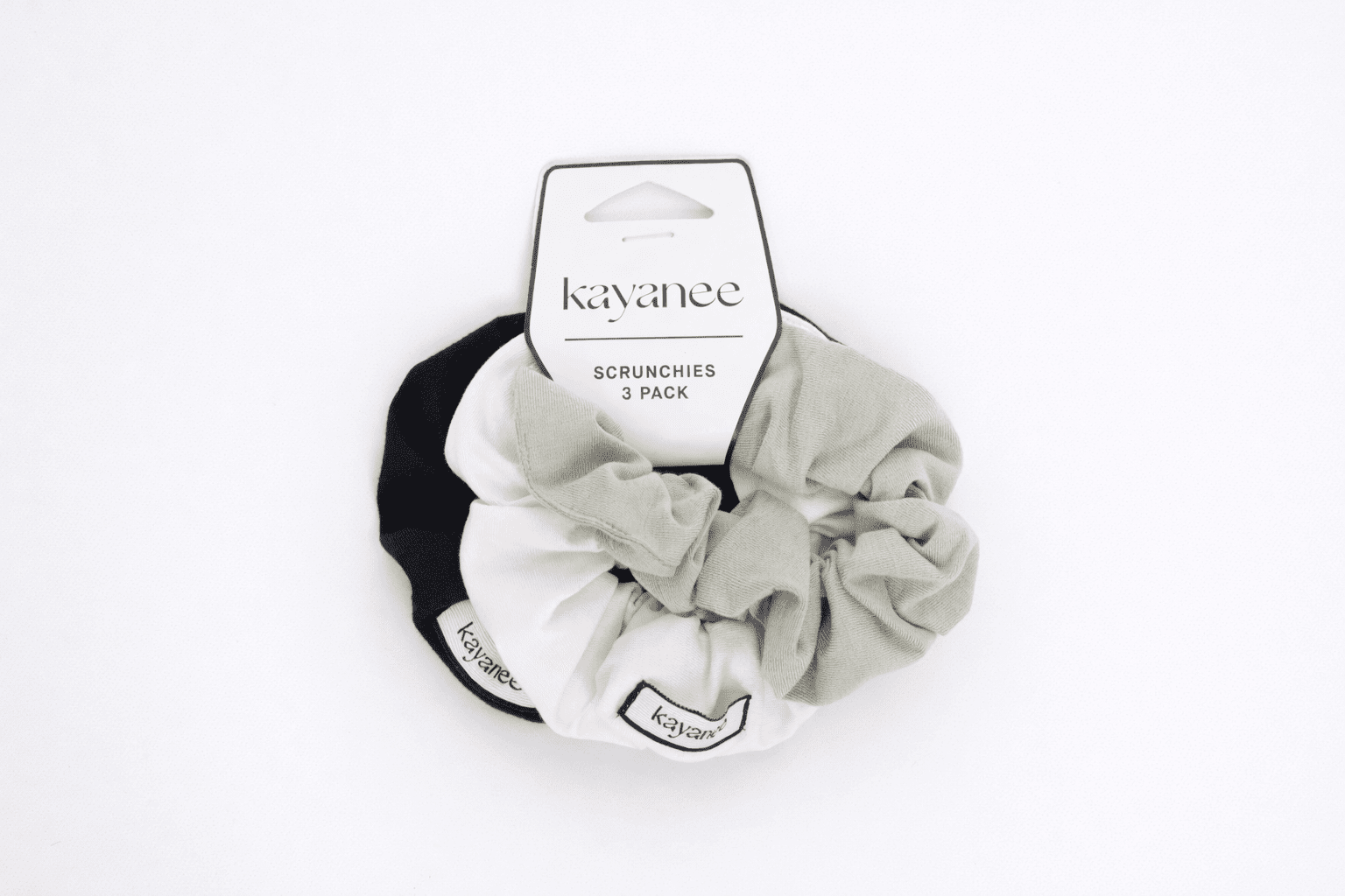 ثلاثة أربطة شعر منسوجة