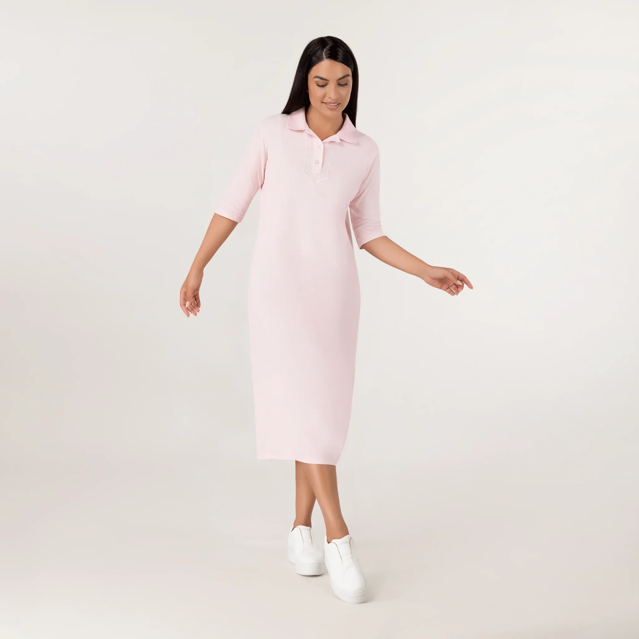 Polo Dress - SEASONAL PINK