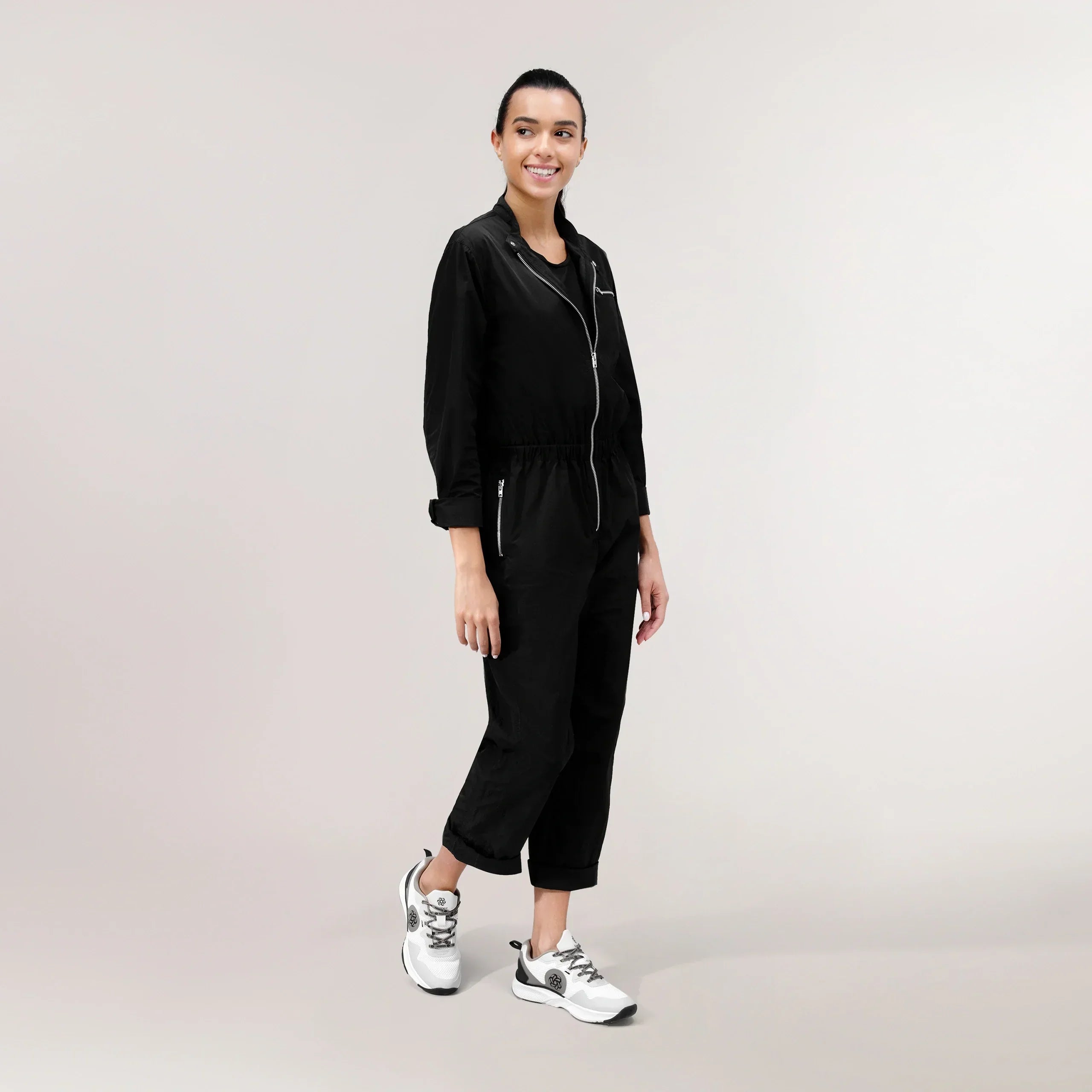 Parachute Jumpsuit - SEASONAL BLACK