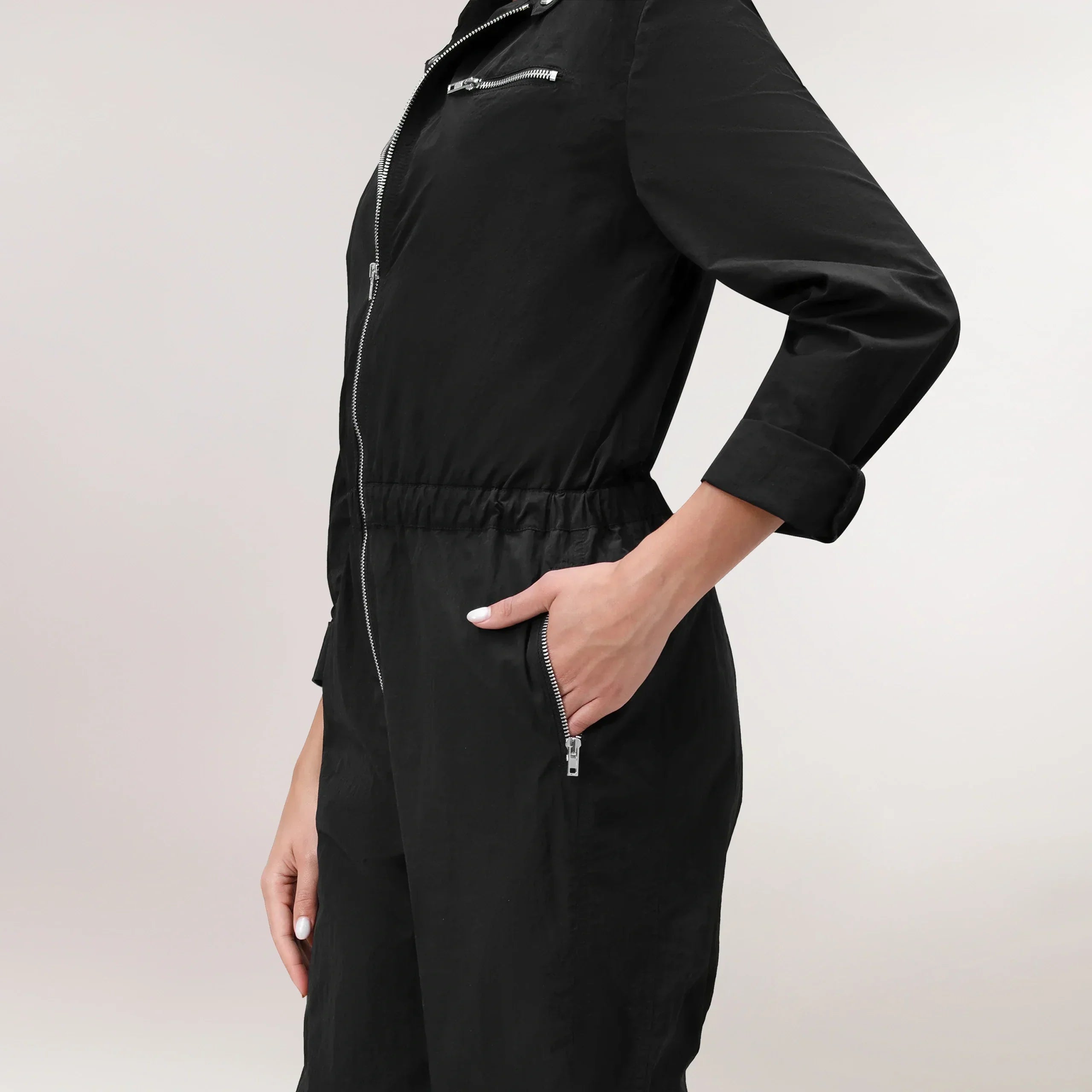 Parachute Jumpsuit - SEASONAL BLACK