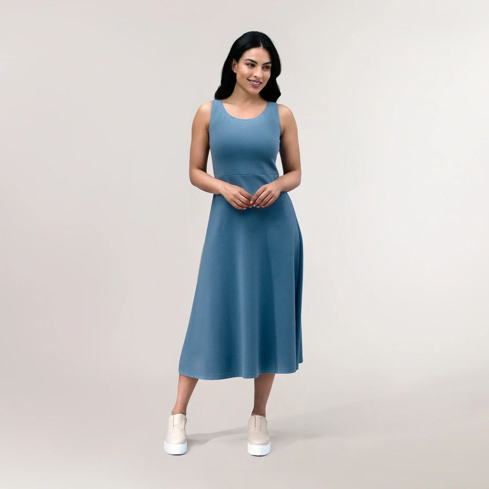 Walkabout Jersey Dress - CORE BLUE