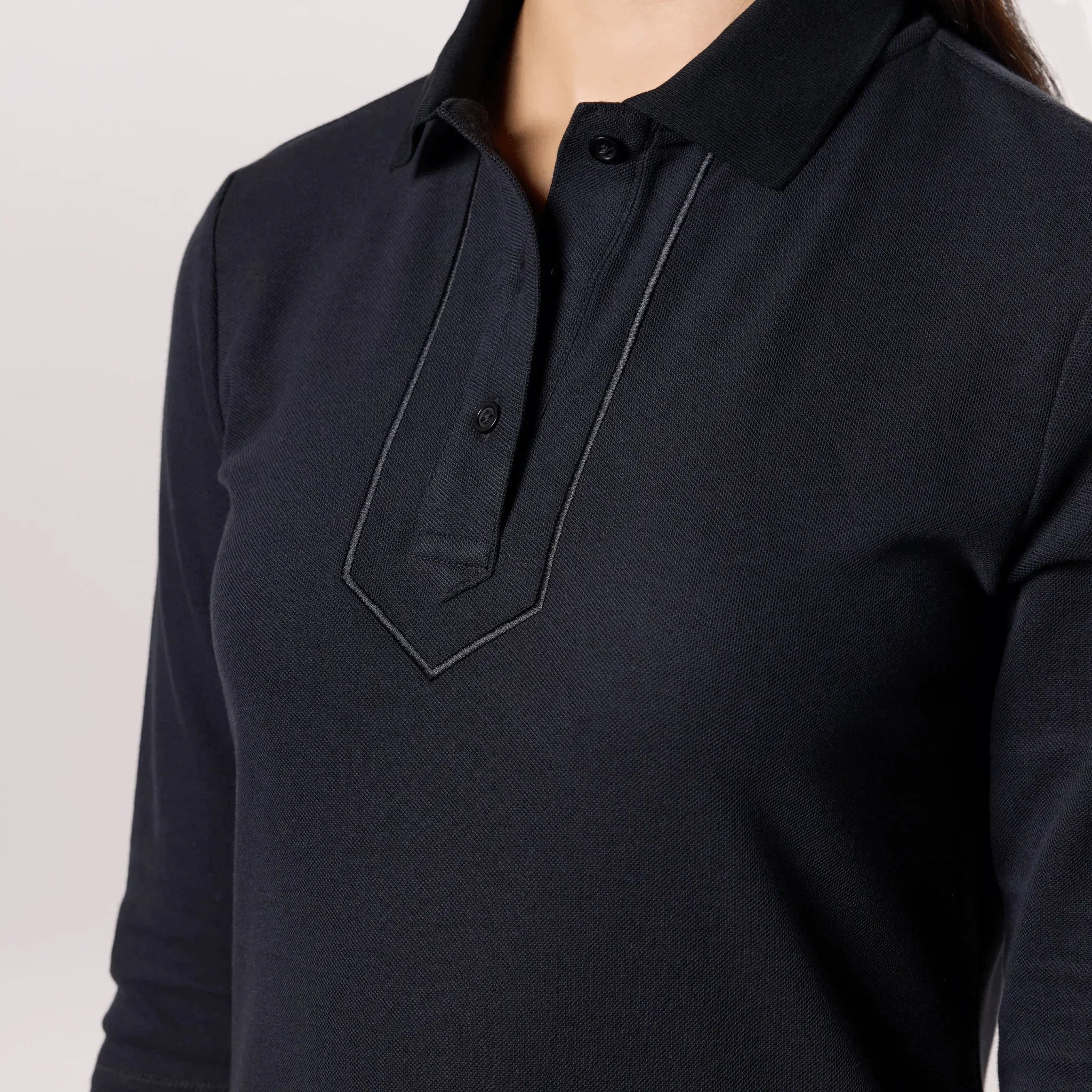 Polo Dress - SEASONAL BLACK