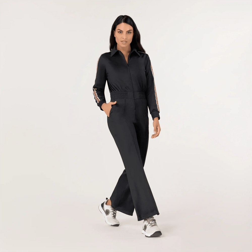 Kayanee Track Jumpsuit - SEASONAL BLACK