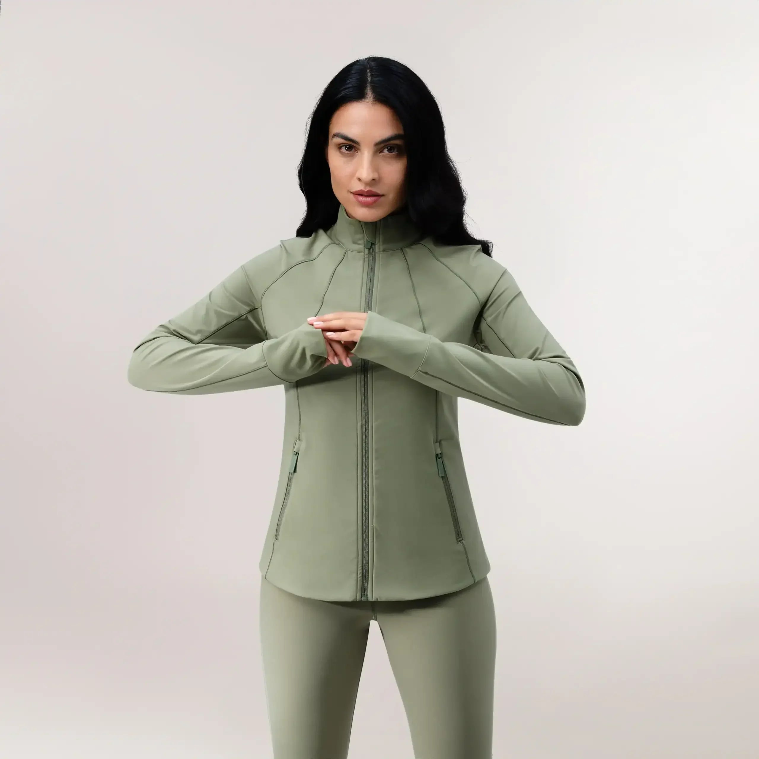 Sculpting Jacket - CORE MUSK GREEN