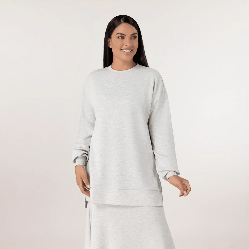 Soft Pullover Tunic - SEASONAL GREY MELANGE