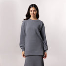 Soft Pullover Tunic - SEASONAL CHARCOAL MELANGE